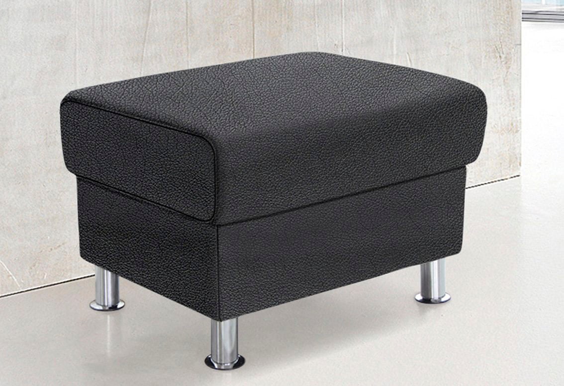 TRENDMANUFAKTUR Hocker "Rondo, Polsterhocker zur Serie, Breite 67 cm, Füße günstig online kaufen