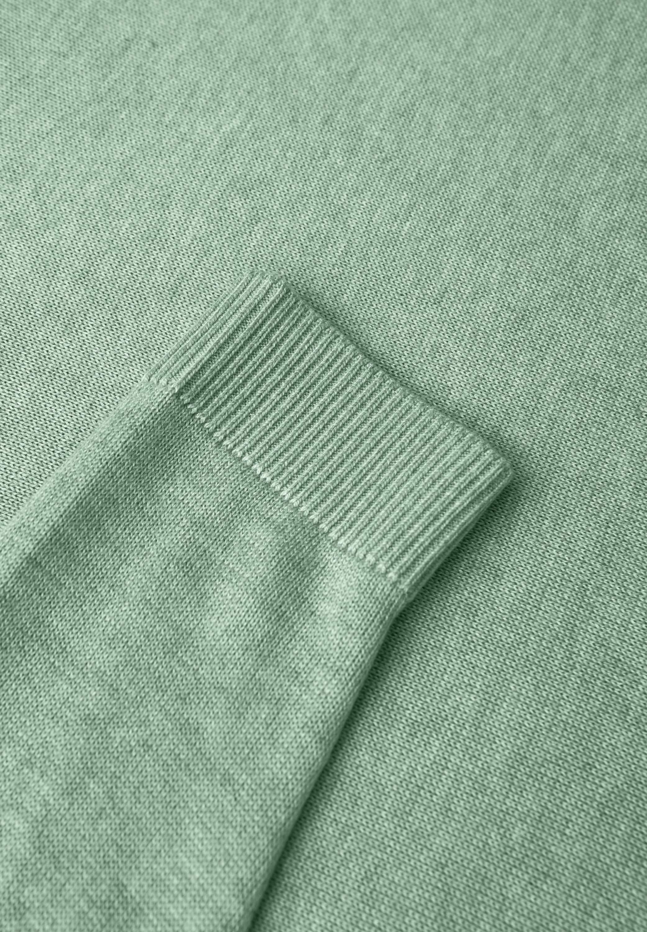 STREET ONE V-Ausschnitt-Pullover Feinstrick