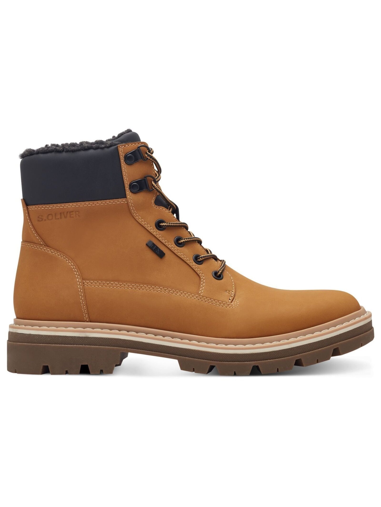 s.Oliver Schnürstiefelette »s.Oliver Stiefelette Lederimitat«