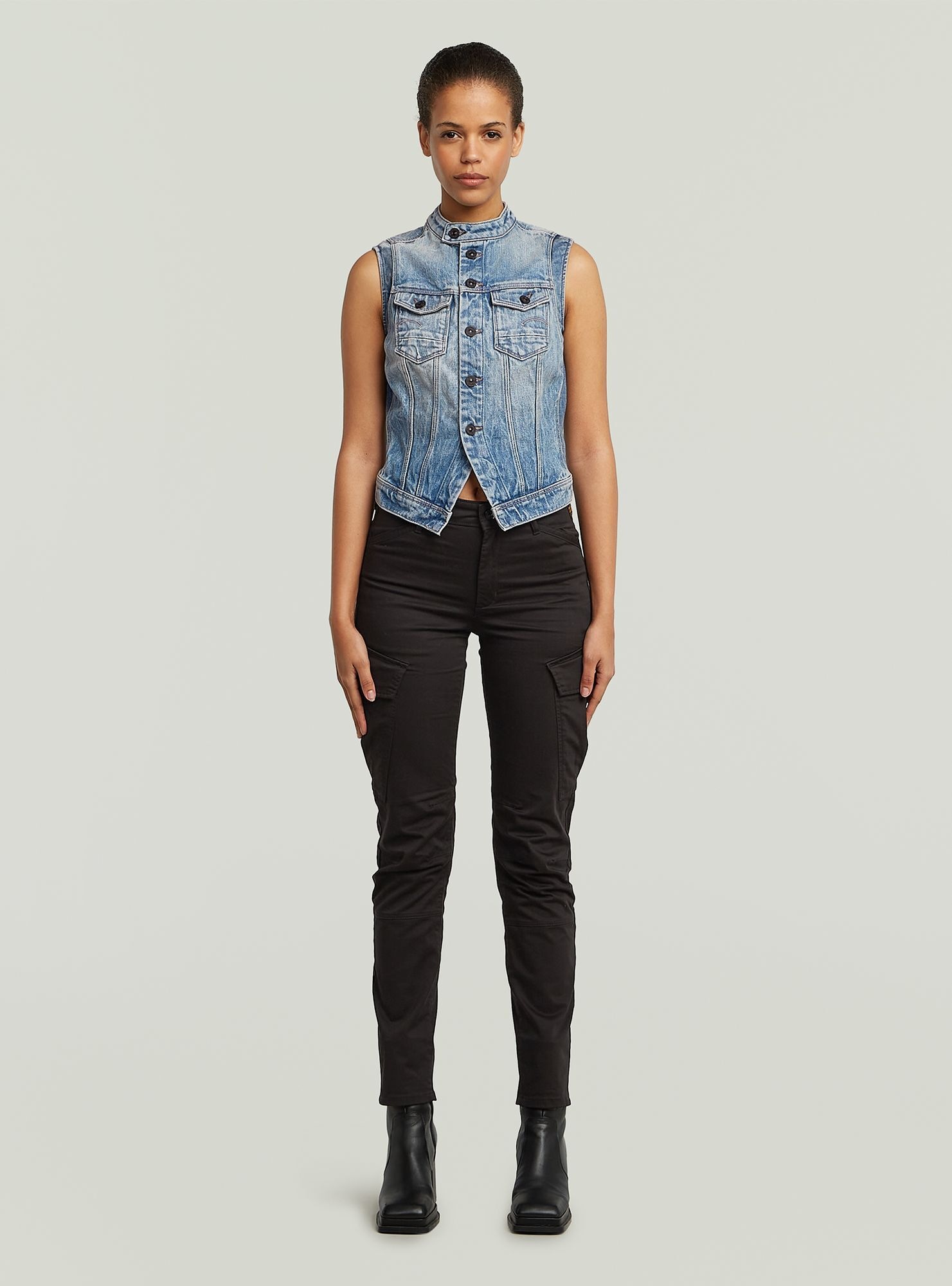 G-STAR Softshellweste »Pitched Hem Slim Weste«