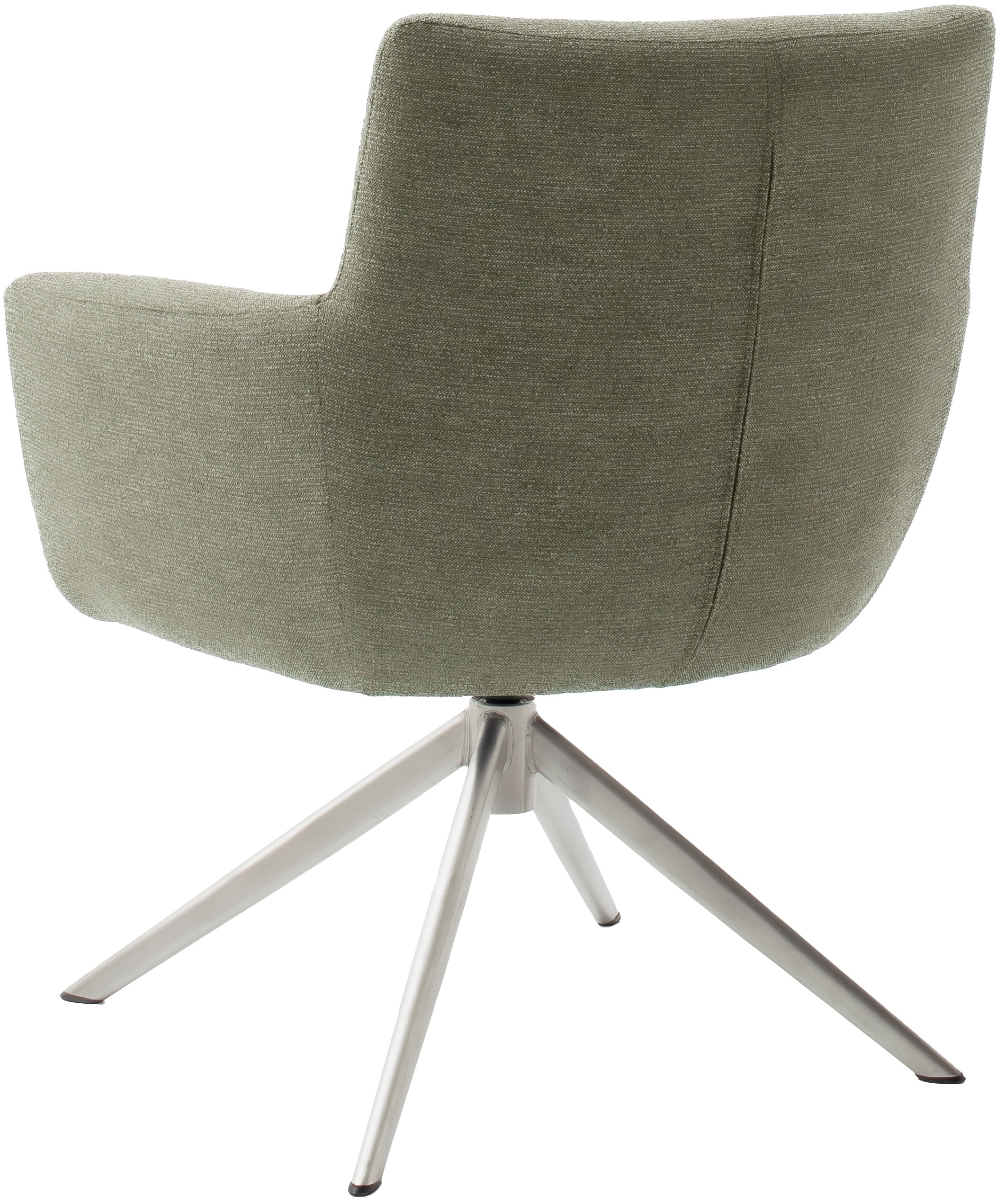 MCA furniture 4-Fußstuhl »WILSON Esszimmerstuhl, Armlehnstuhl, Polsterstuhl, modern«, (Set), 2 St., Flachgewebe, Stuhl, Armlehnenstuhl, drehbar, Taschenfederkern, belastbar 160 kg,XXL
