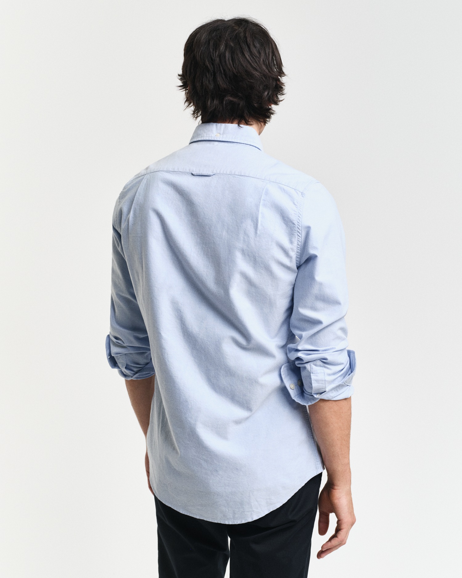 Gant Langarmhemd "Slim Fit Oxford Hemd strukturiert langlebig dicker", Oxfo günstig online kaufen