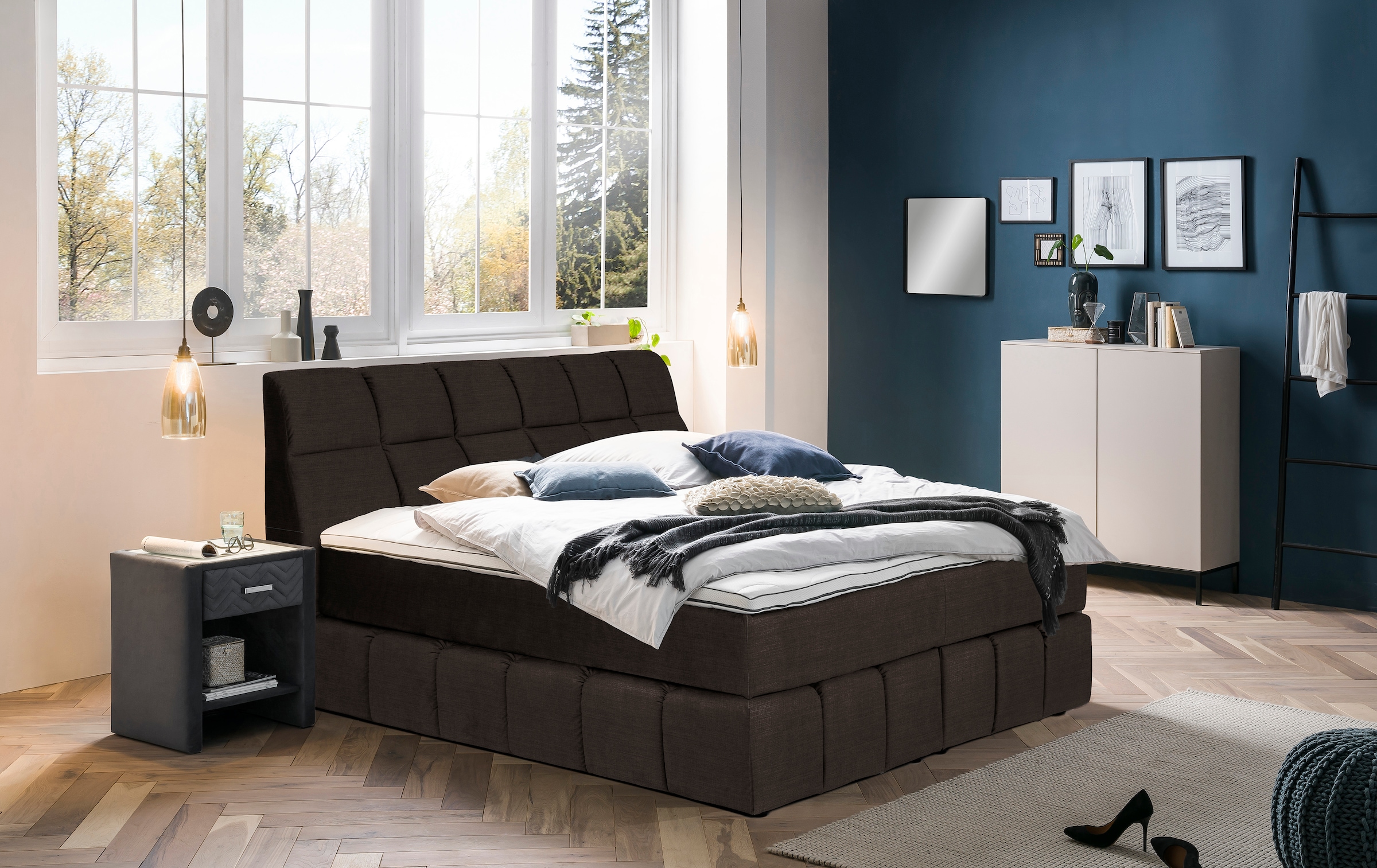 Home affaire Boxspringbett "Paxton" Neue Toppervarianten