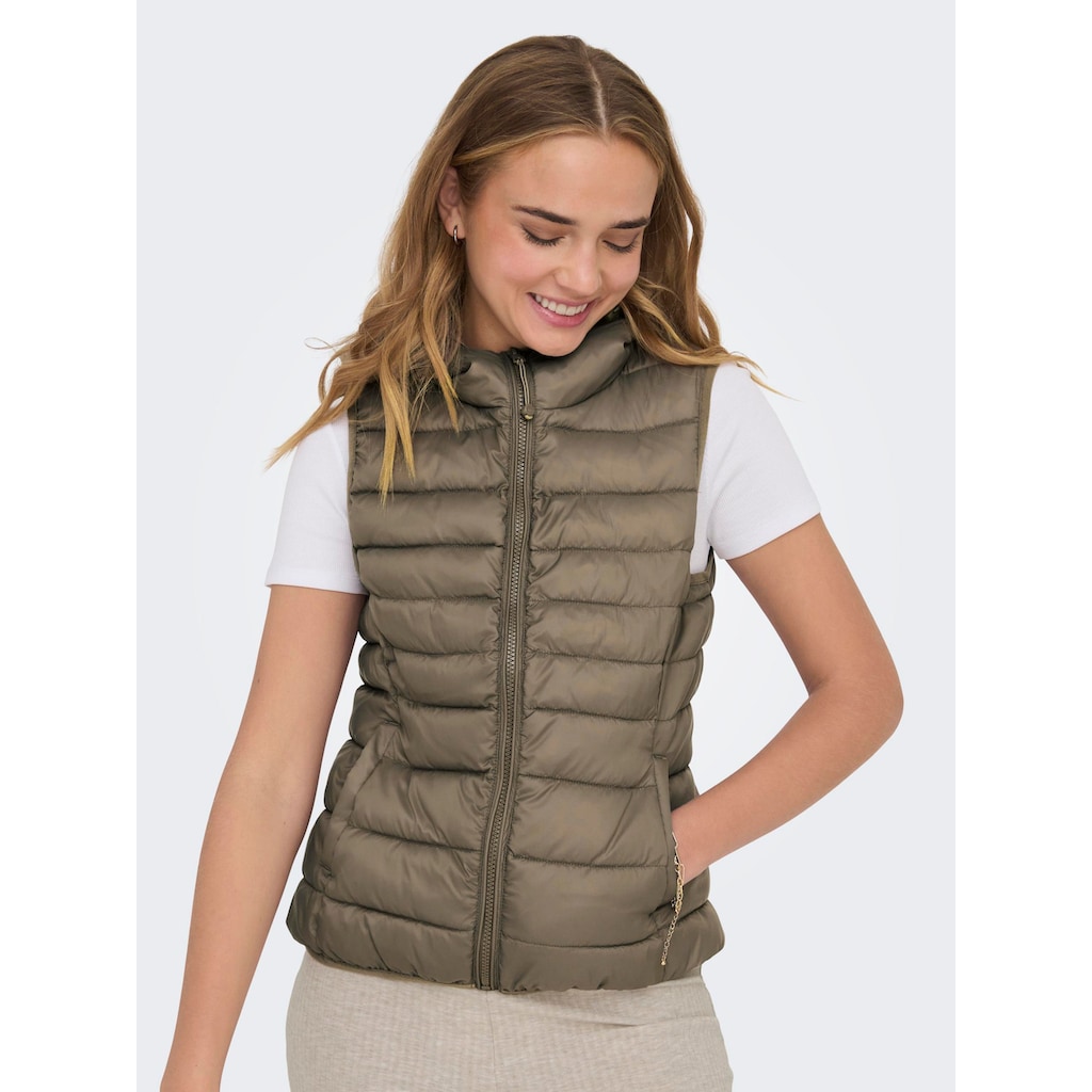 ONLY Steppweste »ONLNEWTAHOE HOOD WAISTCOAT OTW NOOS«