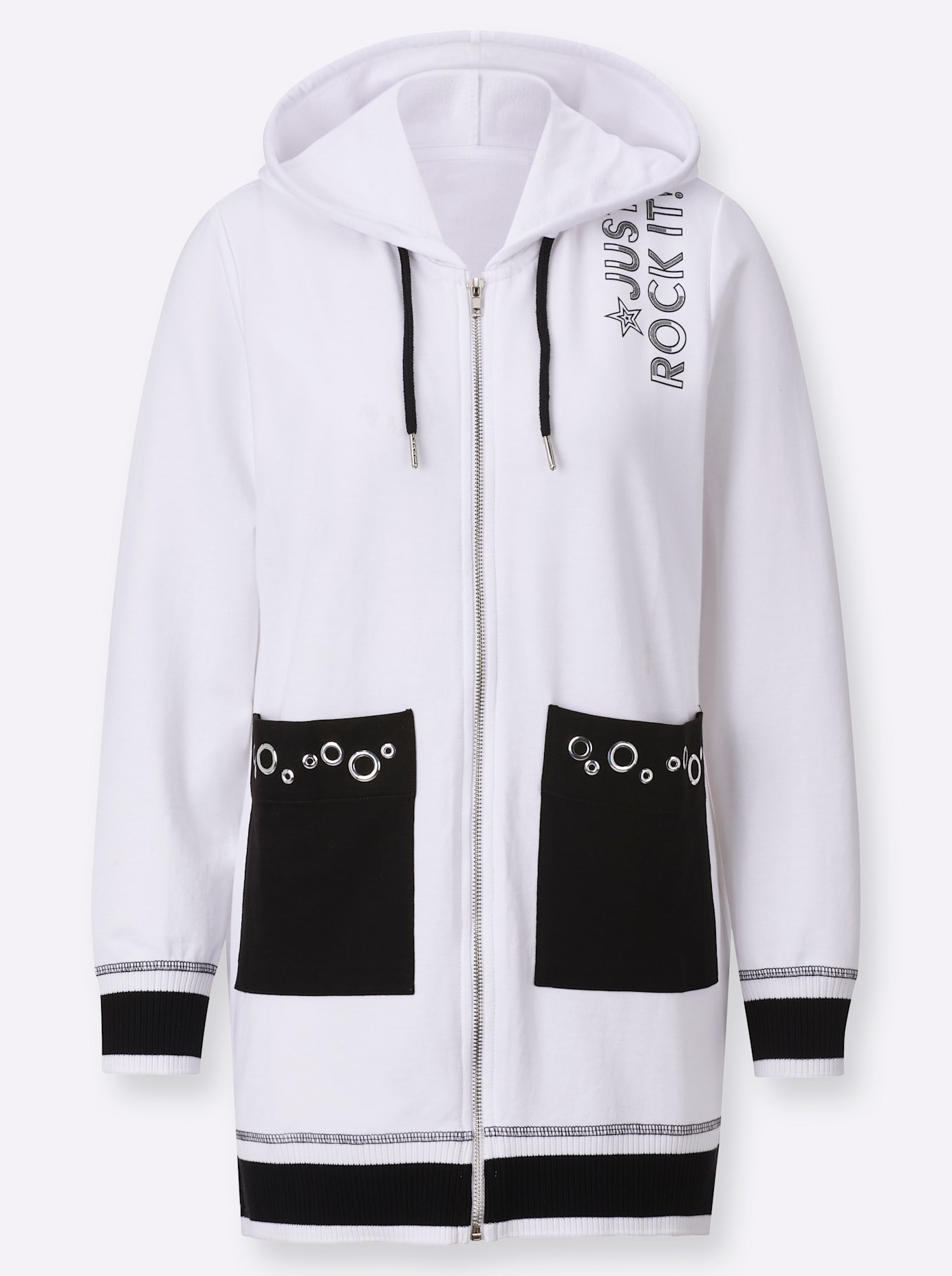Inspirationen Shirtjacke »Sweatjacke«, (1 tlg.)