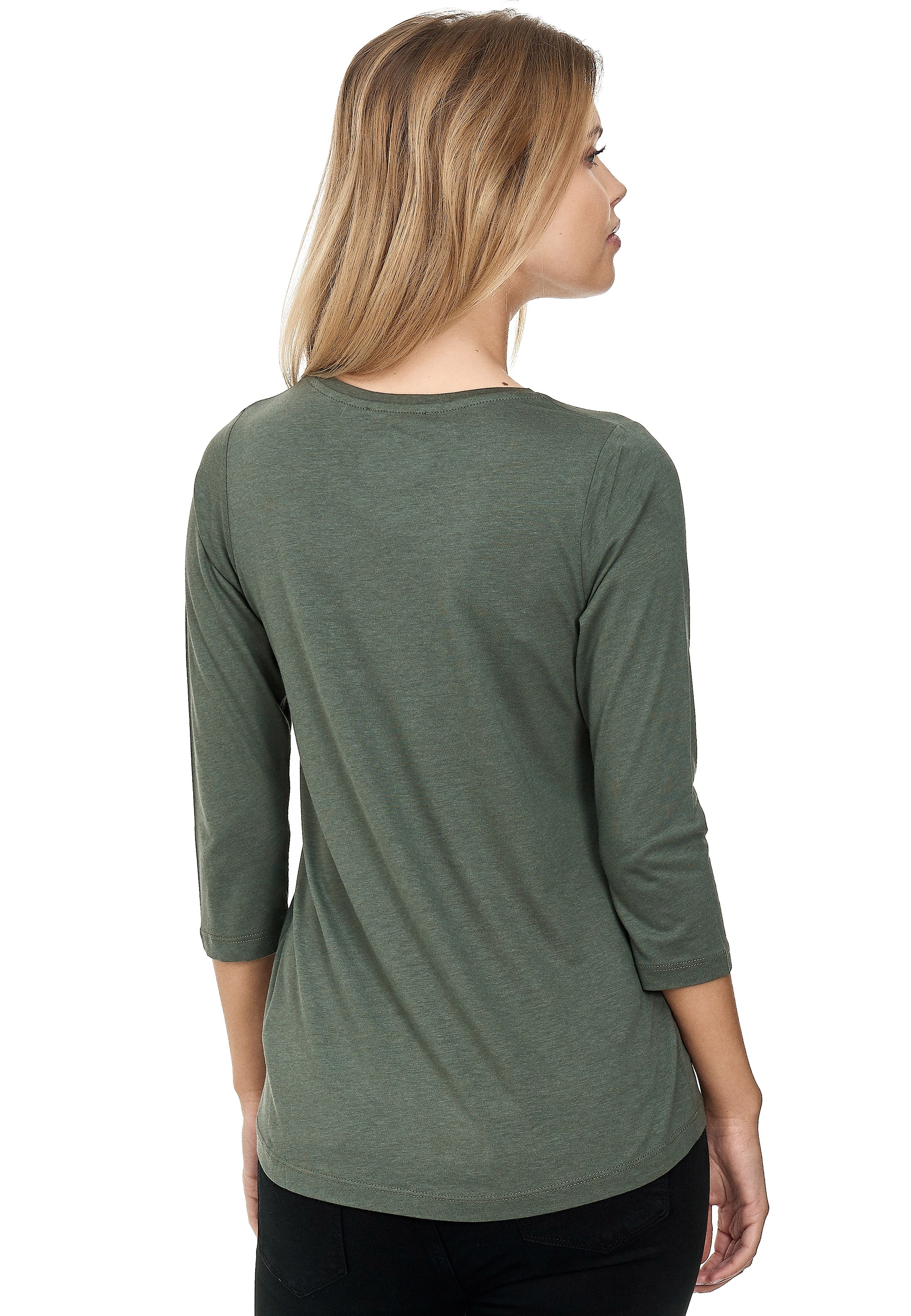 Decay Langarmshirt, mit schimmerndem Paillettenbesatz