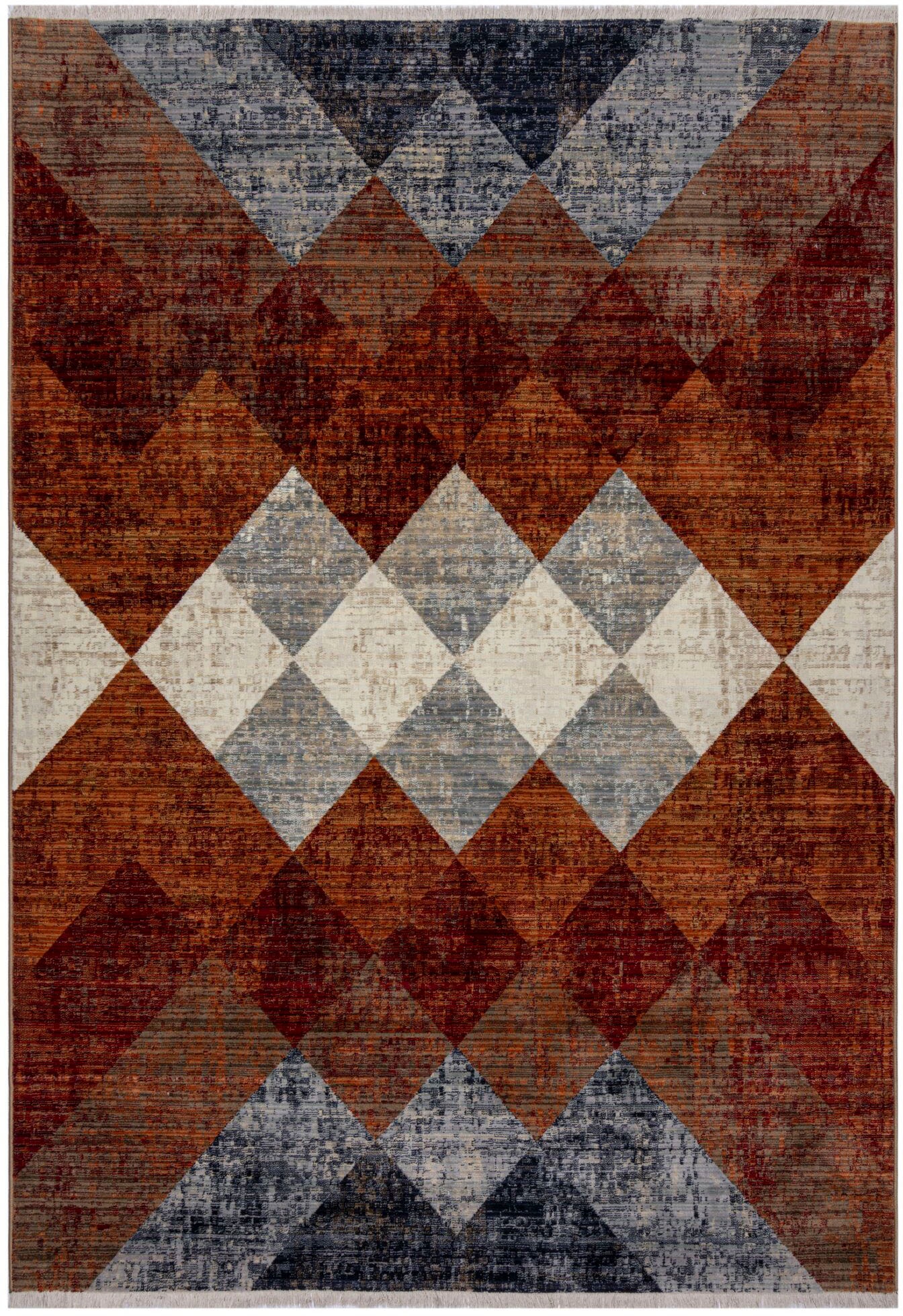FLAIR RUGS Teppich »Bradley Geo«, rechteckig, 8 mm Höhe, Traditional Teppich