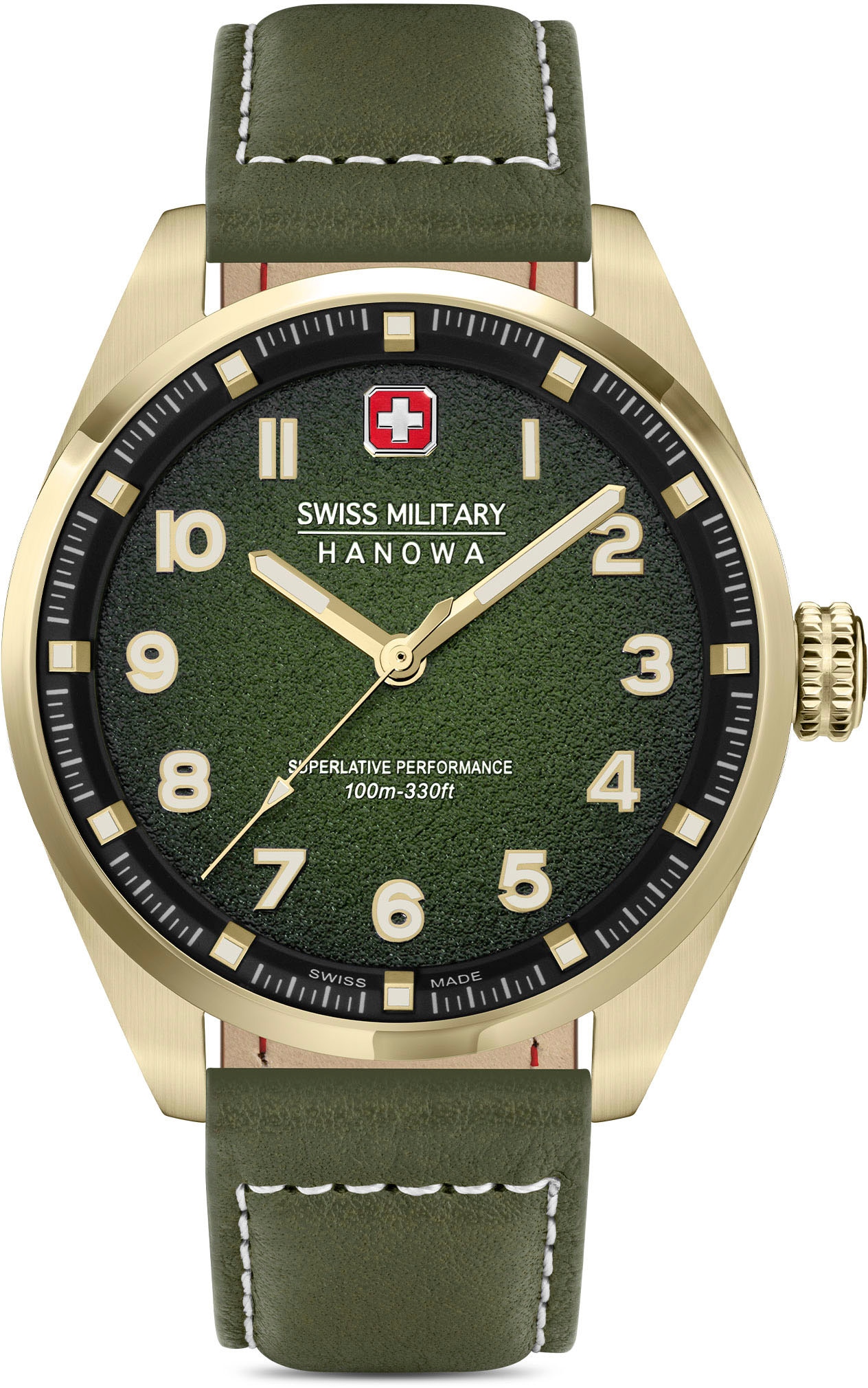 ▷ BAUR Uhr Schweizer »GREYHOUND, Swiss kaufen Military | Hanowa SMWGA0001550«