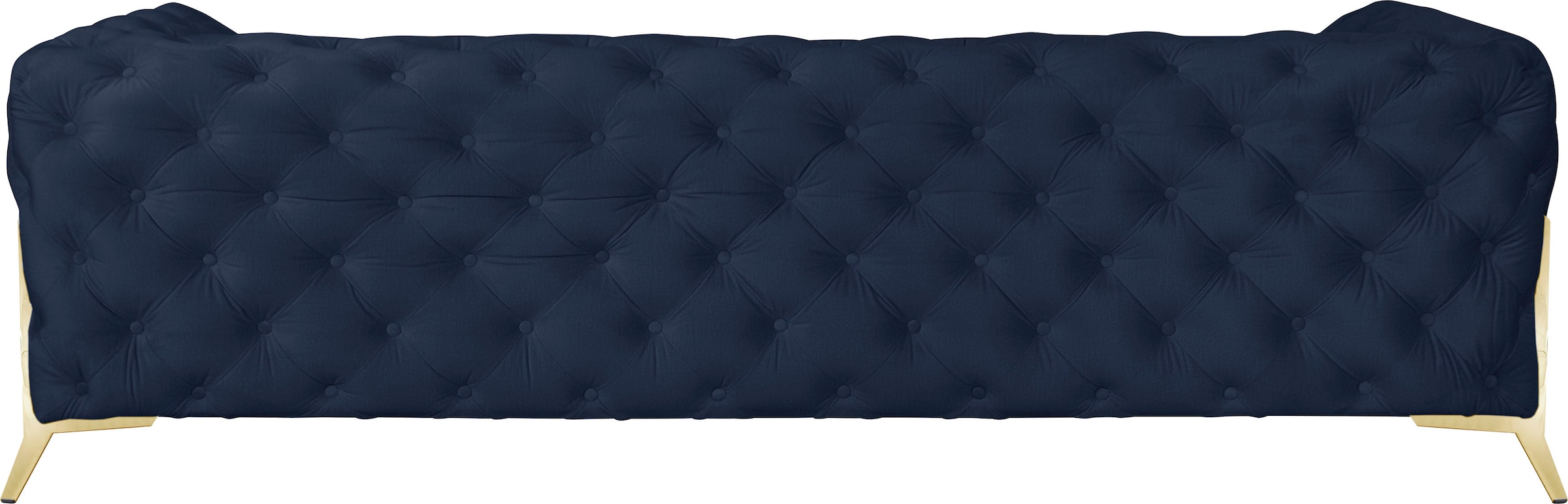 Leonique Chesterfield-Sofa »Amaury«, aufwändige Knopfheftung, moderne Chesterfield Optik, Fußfarbe wählbar