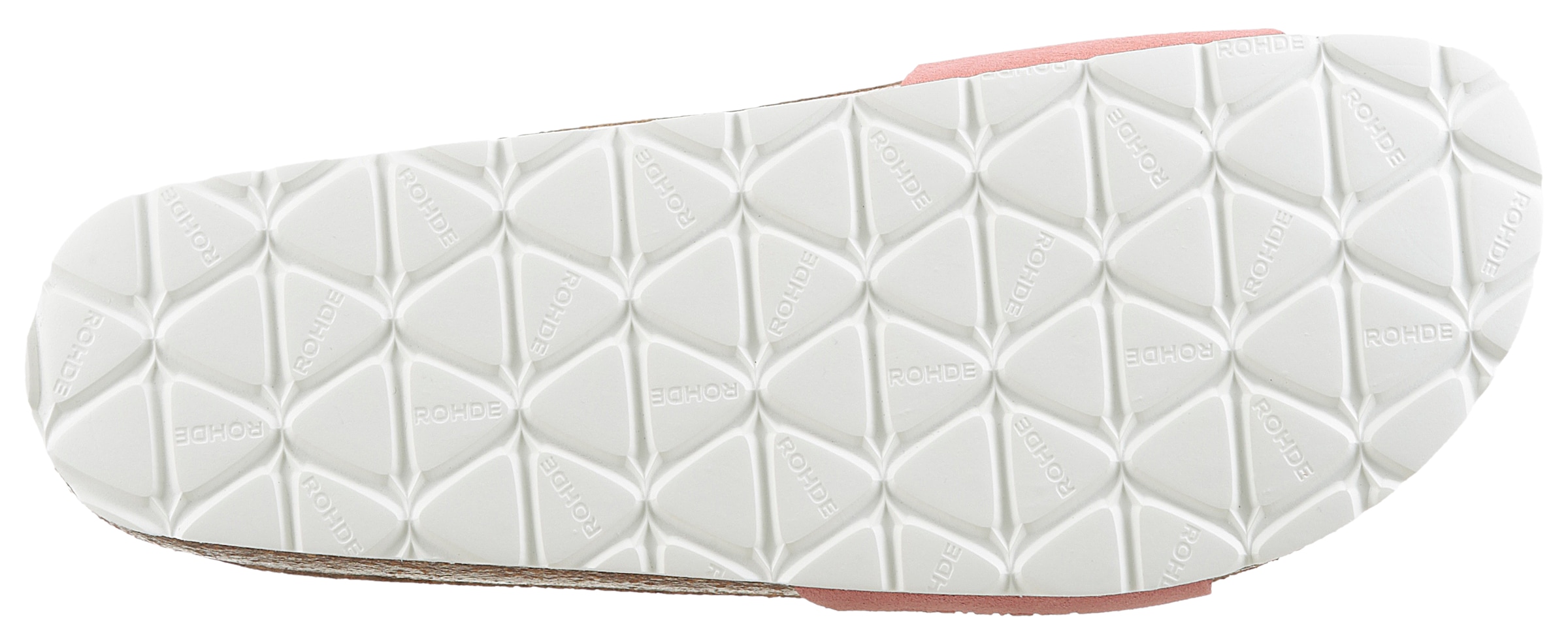 Rohde Pantolette, Keilabsatz, Sommerschuh, Schlappen mit vorgeformtem Softfußbett