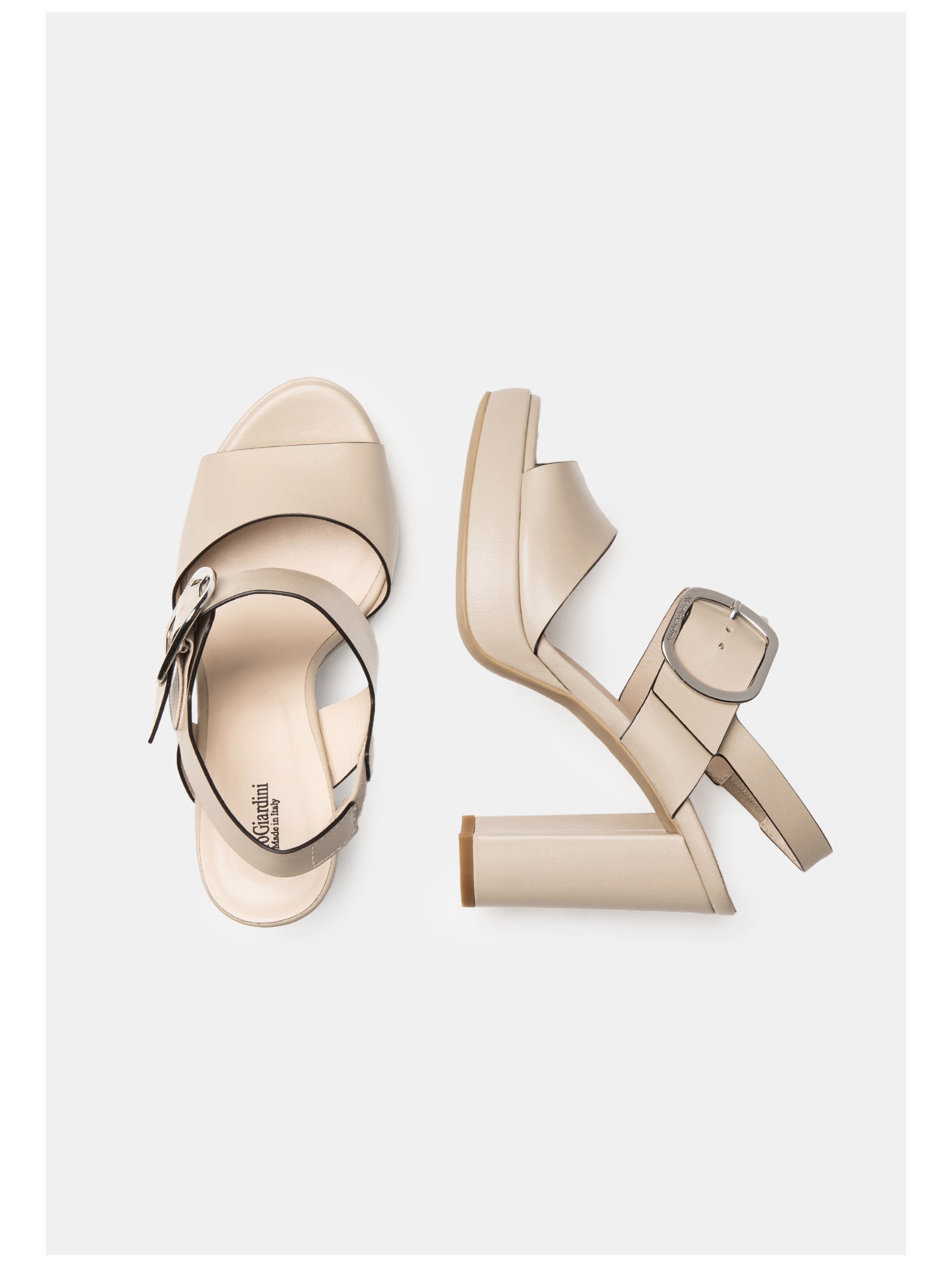 Nero Giardini High-Heel-Sandalette »Nero Giardini Sandalen Leder«