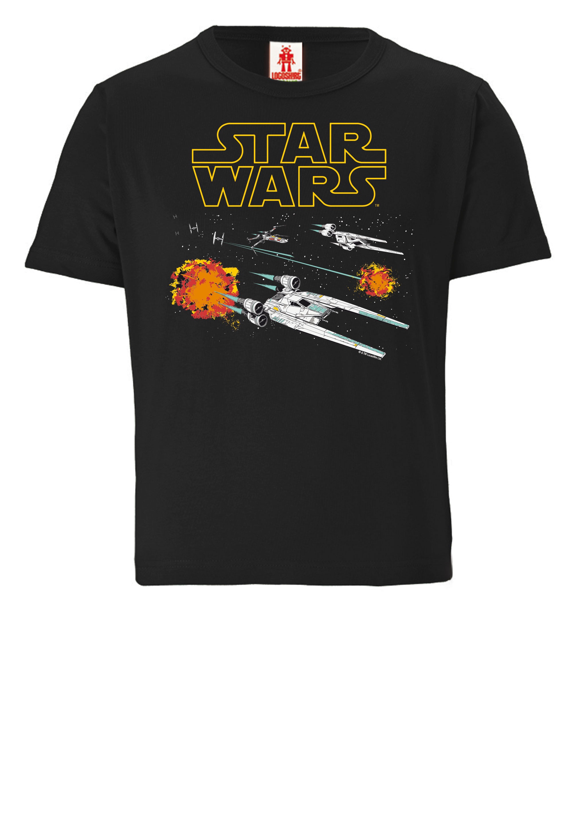 LOGOSHIRT T-Shirt »Star Wars - Star Fighter«, mit coolem Star Wars-Motiv