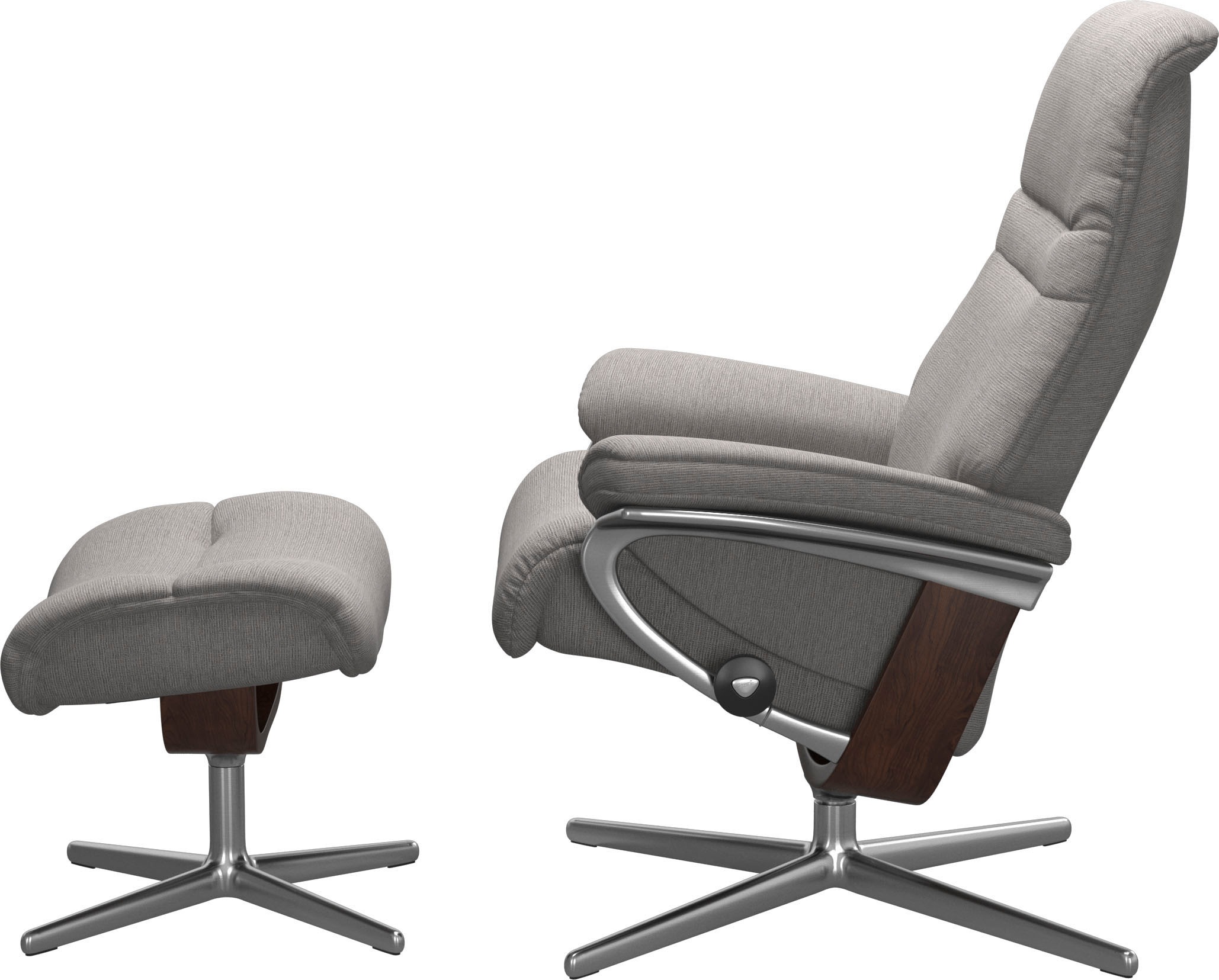 Stressless® Relaxsessel »Sunrise«, mit Cross Base, Größe S, M & L, Holzakzent Braun
