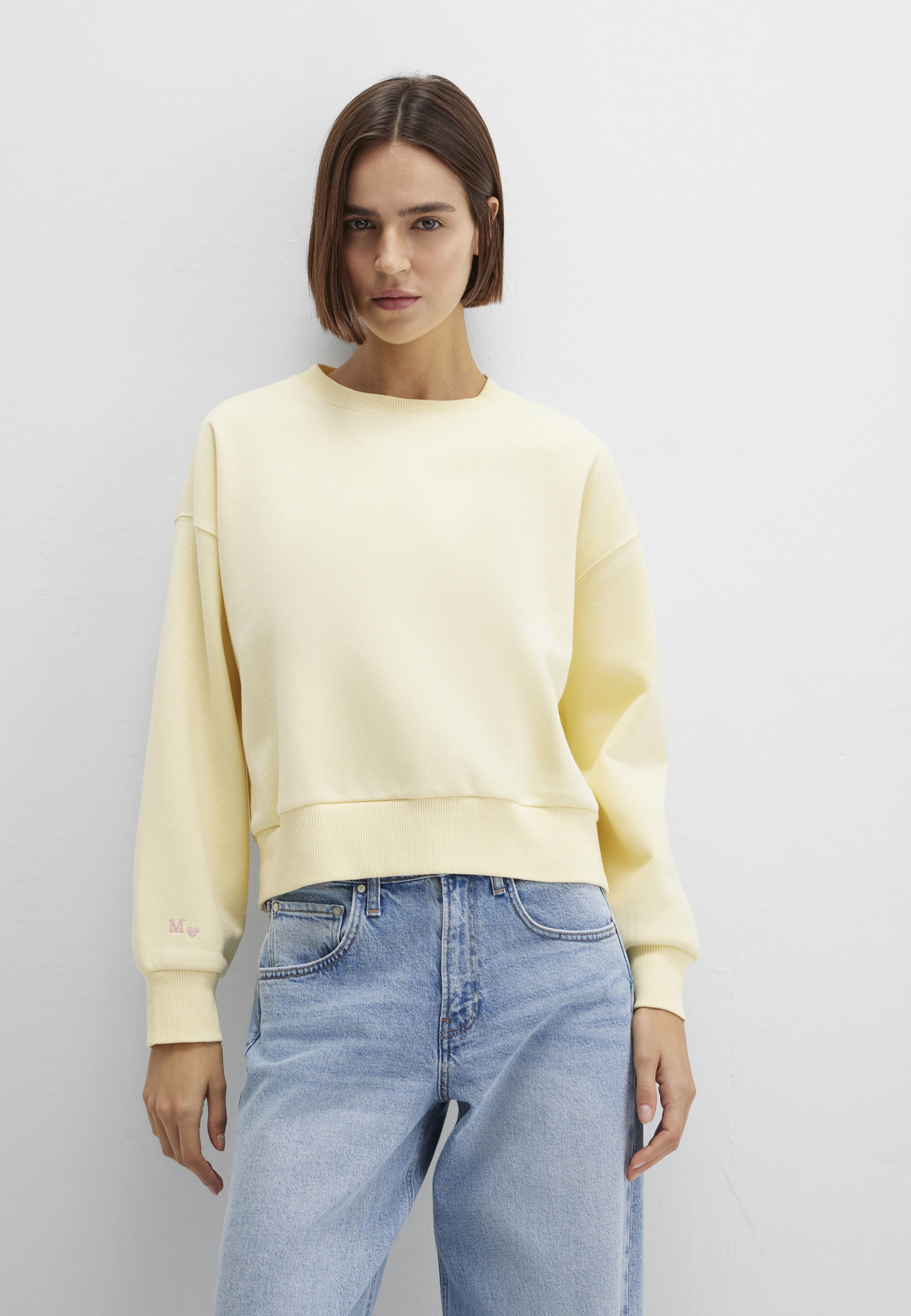 Mavi Rundhalspullover "CREW NECK SWEATSHIRT" Sweatshirt cropped günstig online kaufen