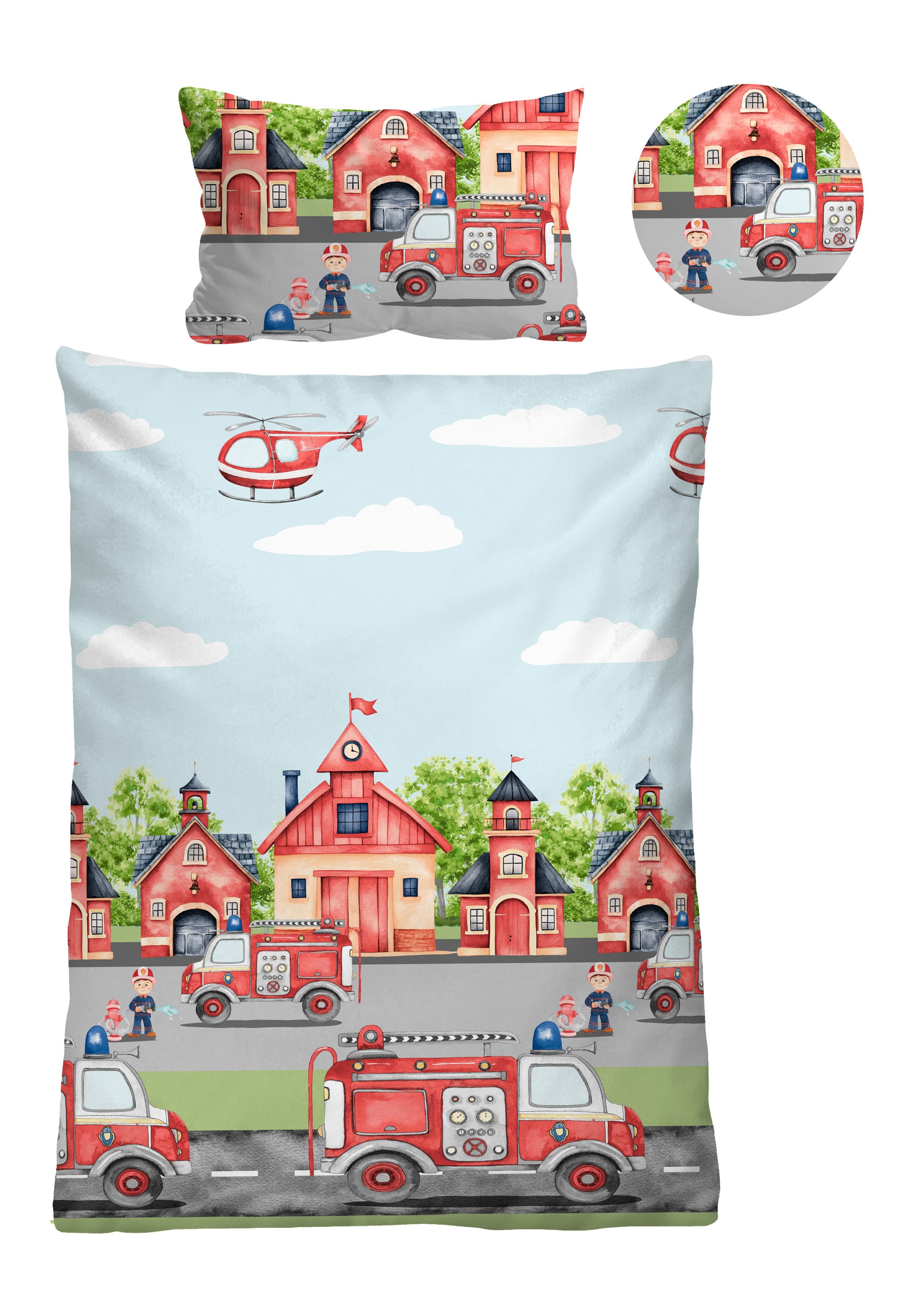 Biberna Kinderbettwäsche »0004523« 2 Stk. tlg. wohlig warm + weich, pflegeleicht, 100% Baumwolle, Reißverschluss