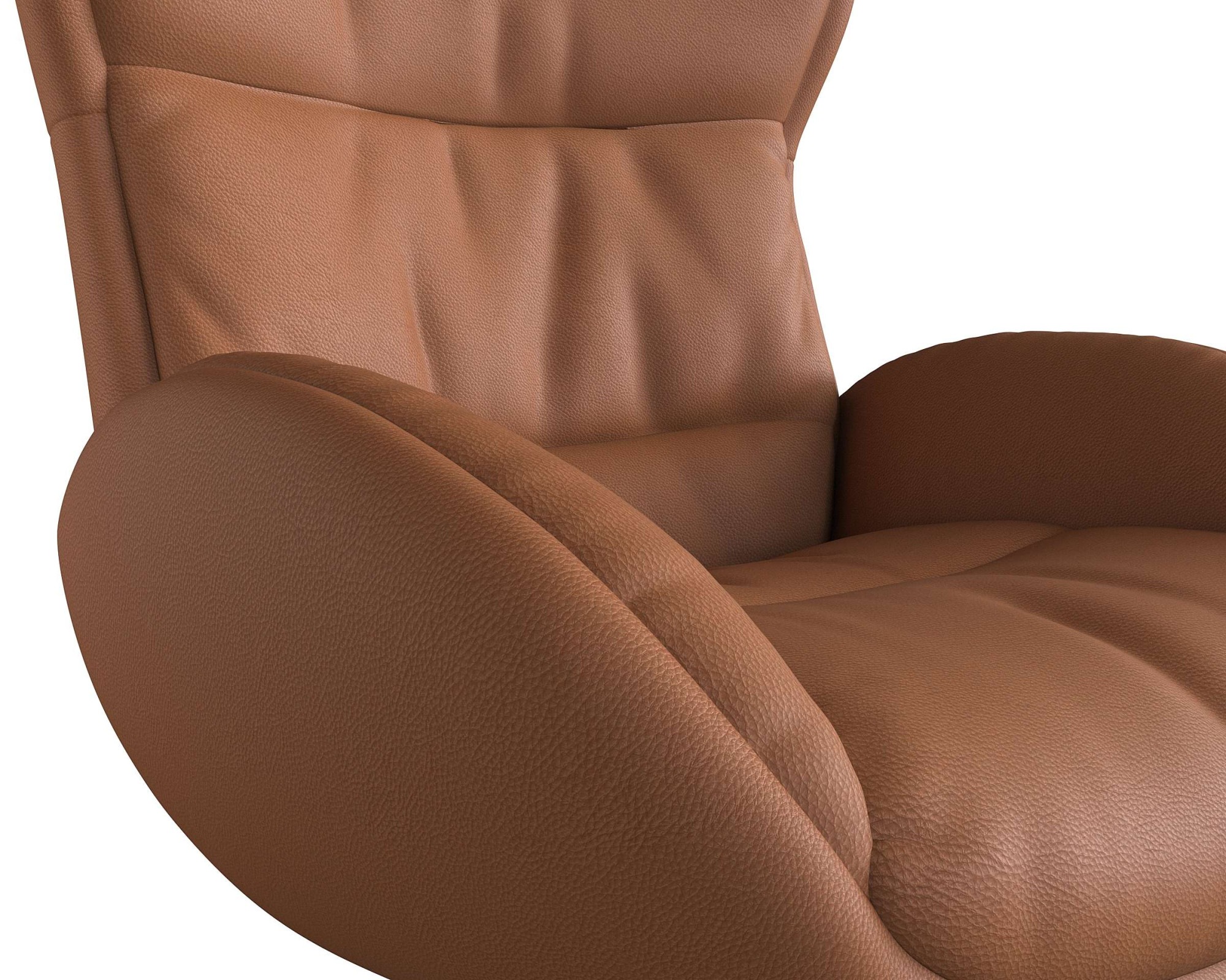 FLEXLUX Relaxsessel »Haze, TV-Sessel, Fernsehsessel, Polstersessel,«, Rückenteilverstellung, drehbar, Fuß schwarz