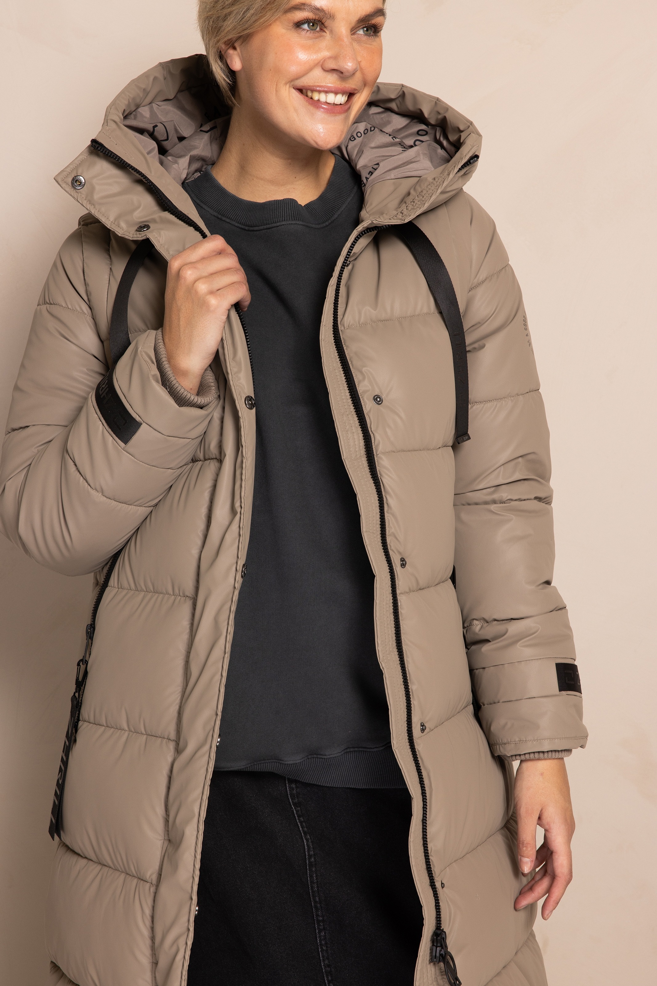 Zhrill Langjacke "ZHISI MAX NEW", mit Kapuze, gesteppt, mit Kapuze günstig online kaufen