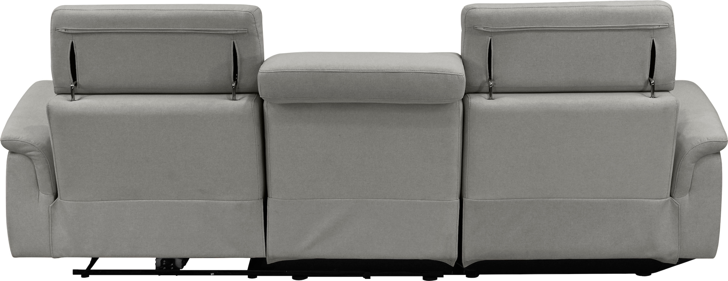 Places of Style Ecksofa »Pareli, L-Form, 259cm,m. Recamiere, Echtleder, Kunstleder, Webstoff«, man. o. elektr. Relaxfunktion, USB/Kopfteilverstellg u. LED