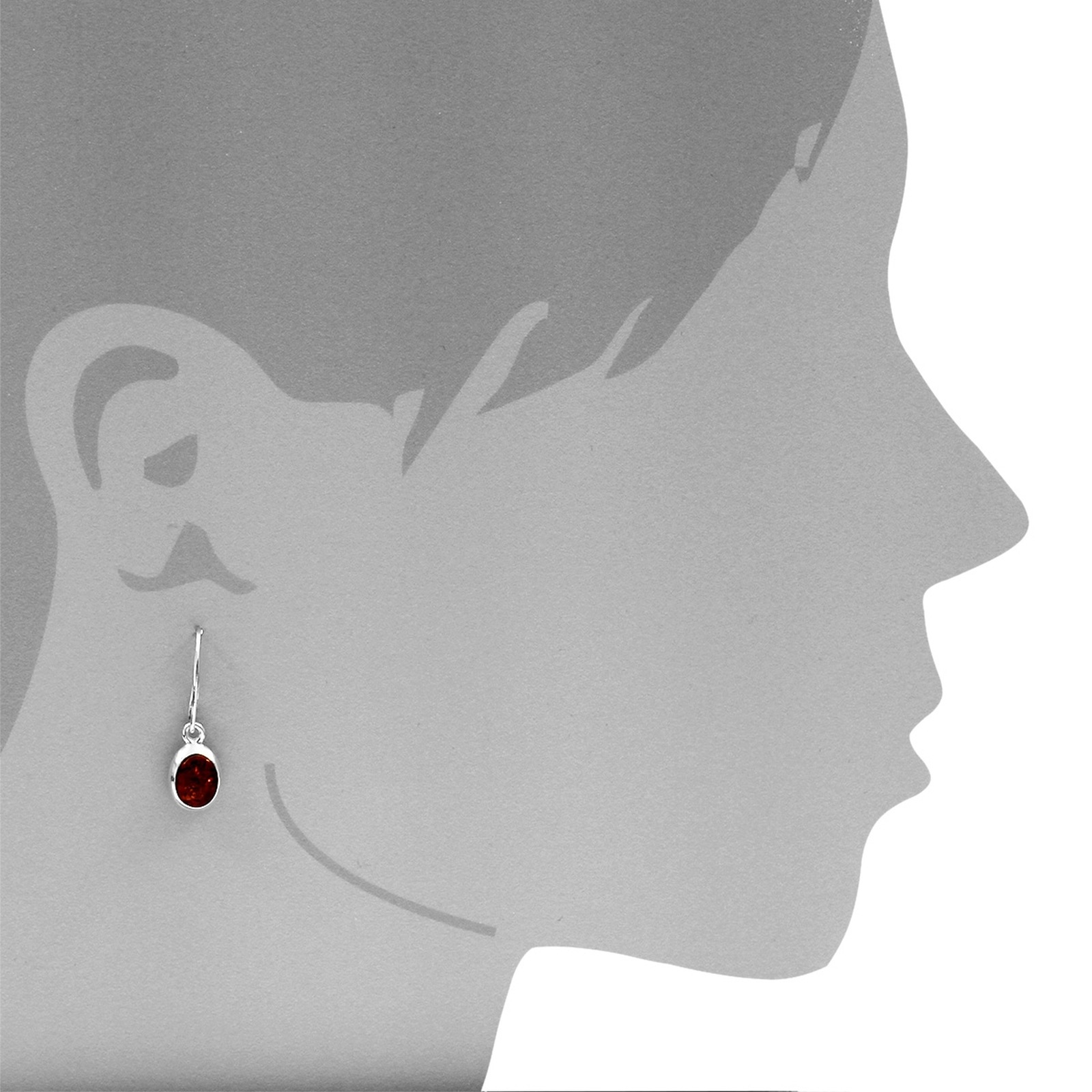 Ostsee-Schmuck Helli Earrings White 31x9mm 2