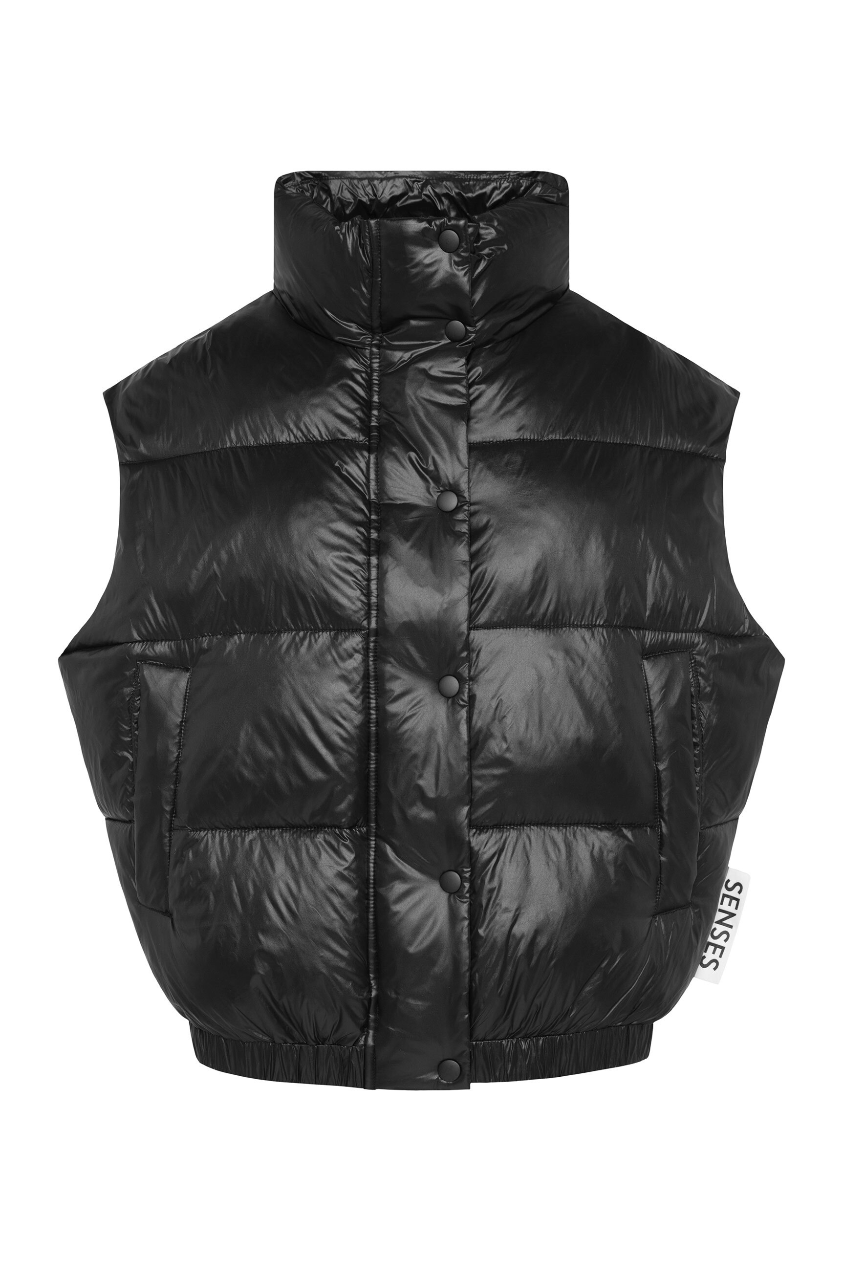 SENSES.THE LABEL Steppweste mit elastischem Saumabschluss