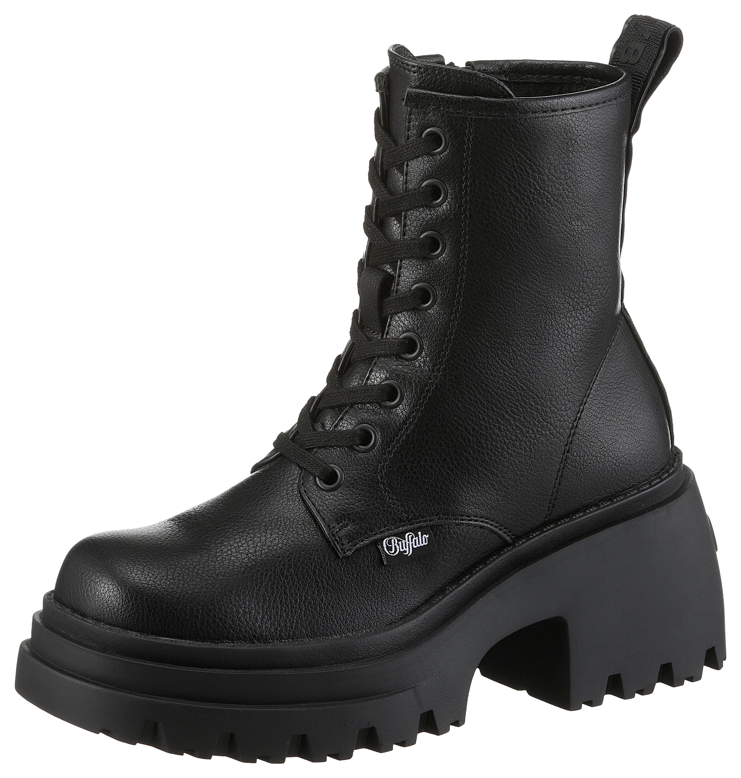 Schnürboots »BRAVR LACE UP«, Schnürstiefelette, Plateaustiefelette, Blockabsatz, mit...