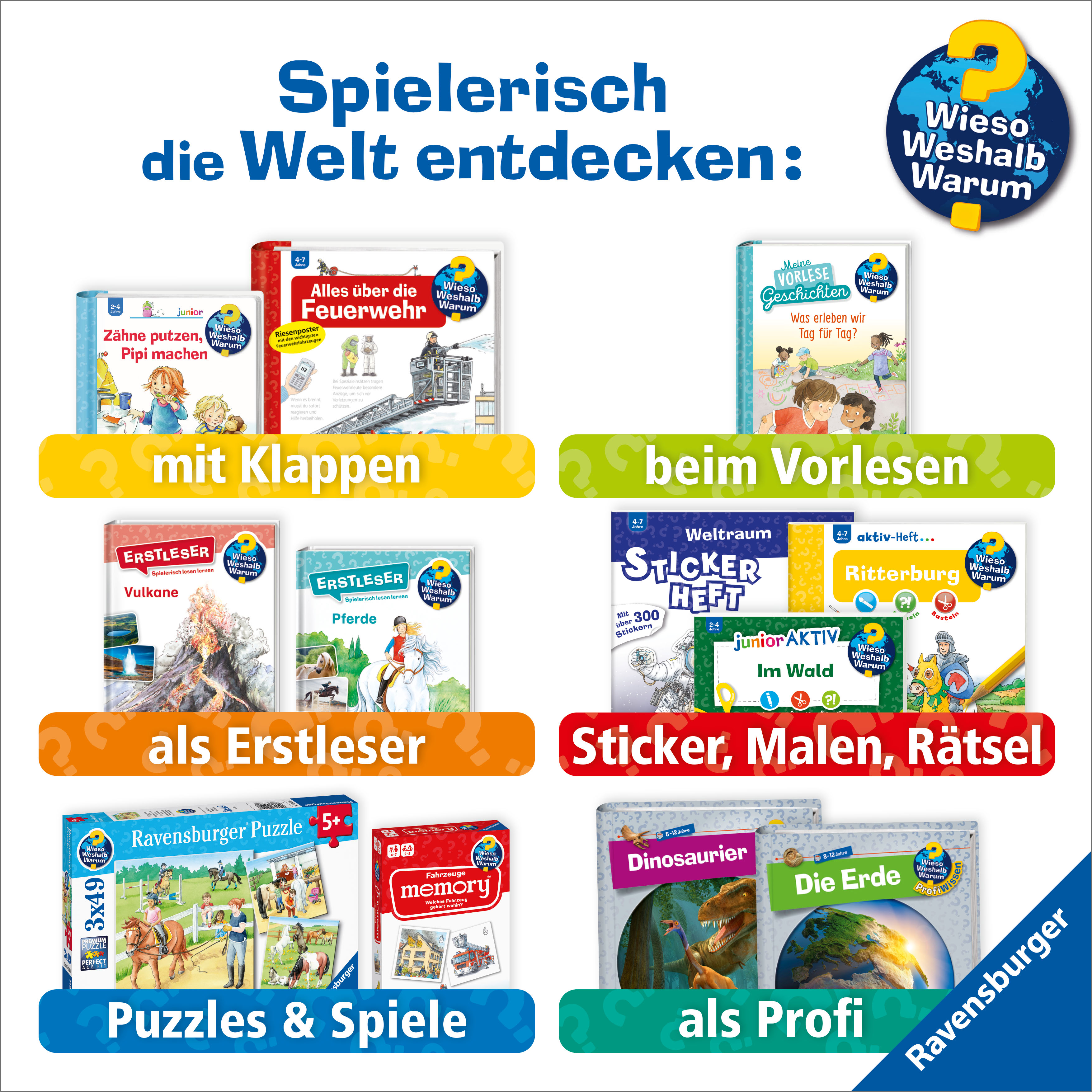 Thumbnail - Ravensburger "Wieso? Weshalb? Warum? junior, Band 76 Bohrer, Lampe, Spülmaschine" Made in Europe
