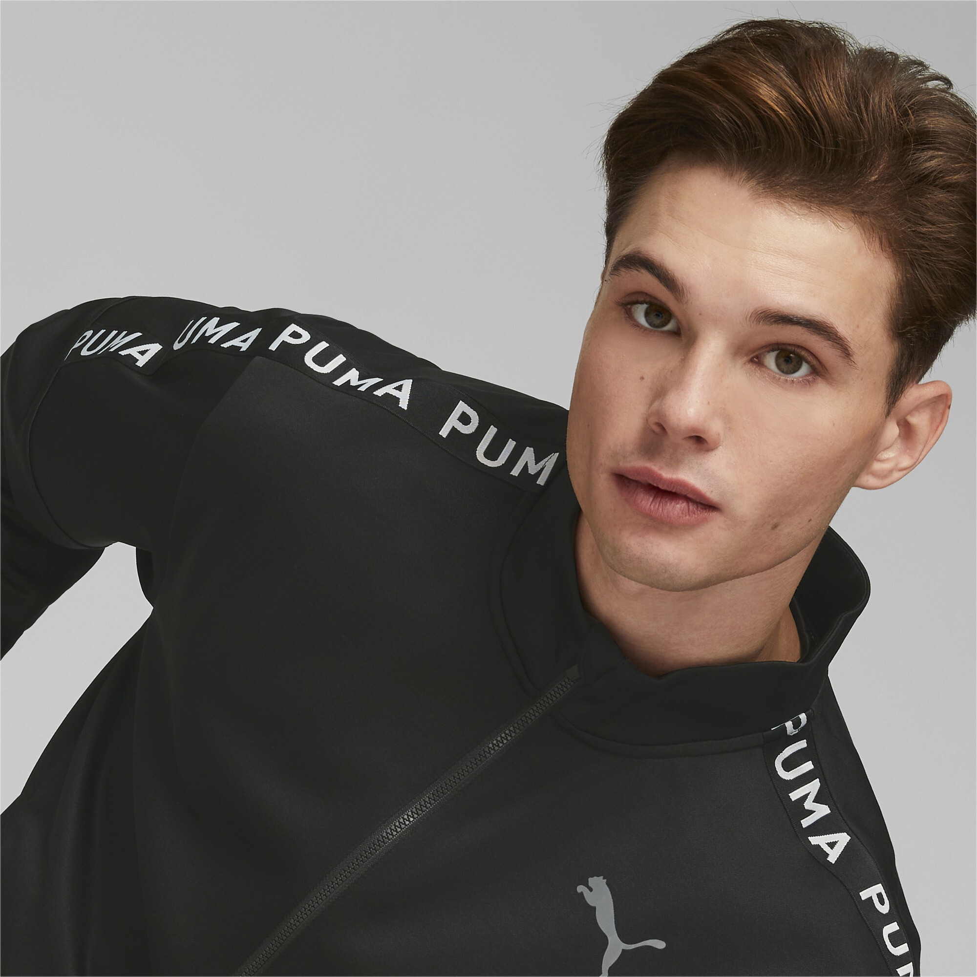 PUMA Trainingsjacke »PUMA Fit Light PWRFLEECE Full-Zip Trainingsjacke Herren«