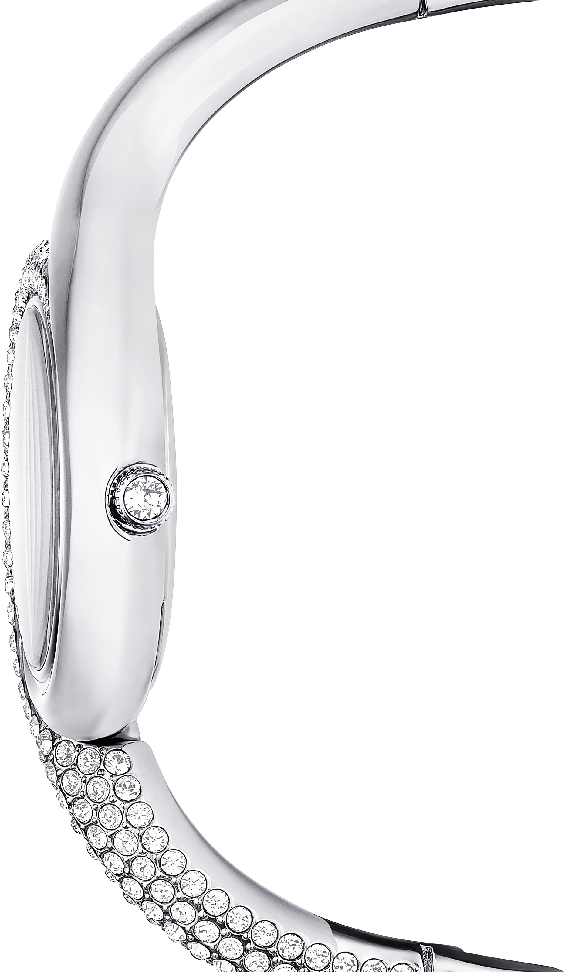 Swarovski Quarzuhr »DEXTERA BANGLE«, Armbanduhr, Damenuhr, Swiss Made, Edelstahlarmband, analog