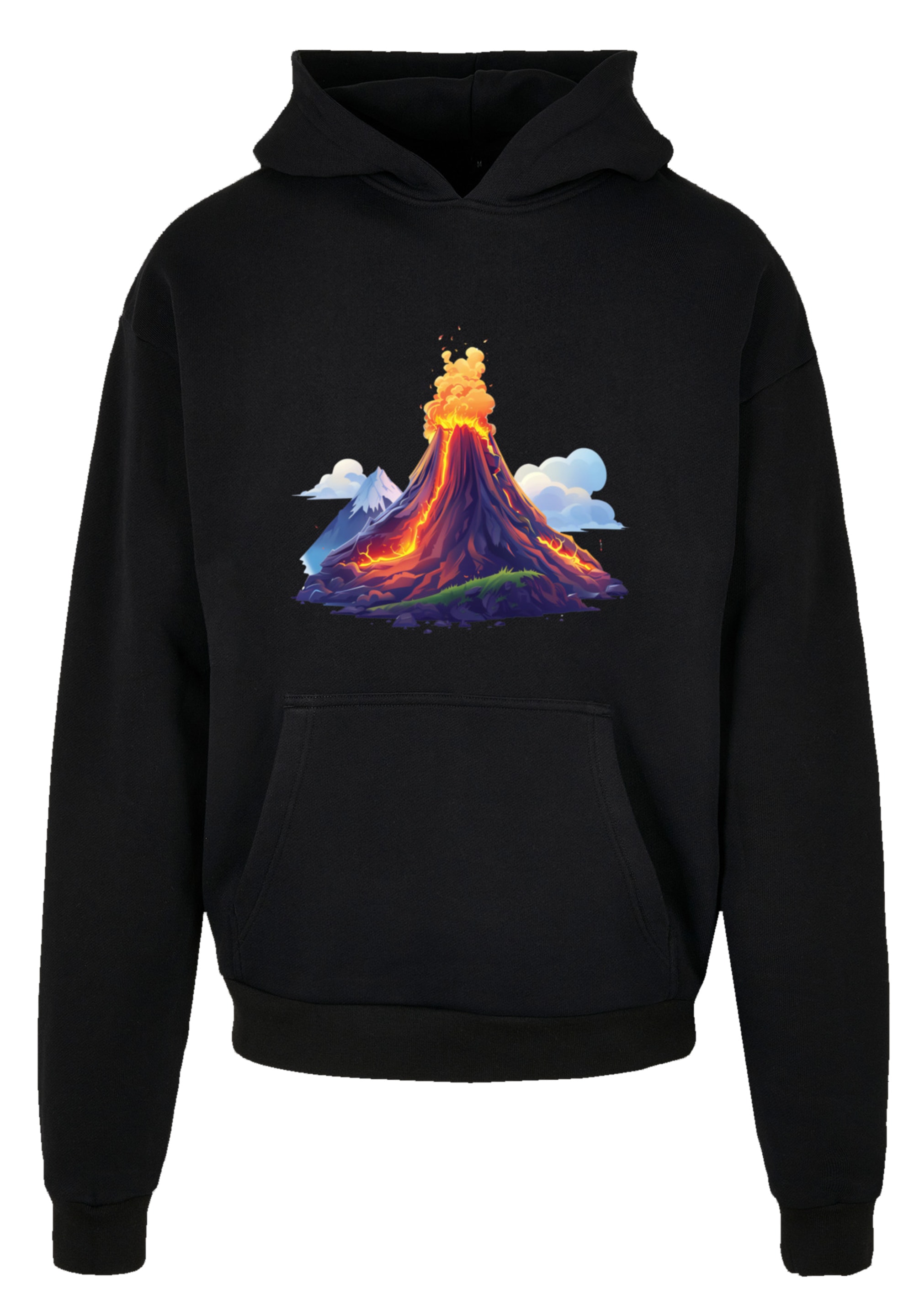 F4NT4STIC Kapuzenpullover »Vulkanausbruch«, Premium Qualität
