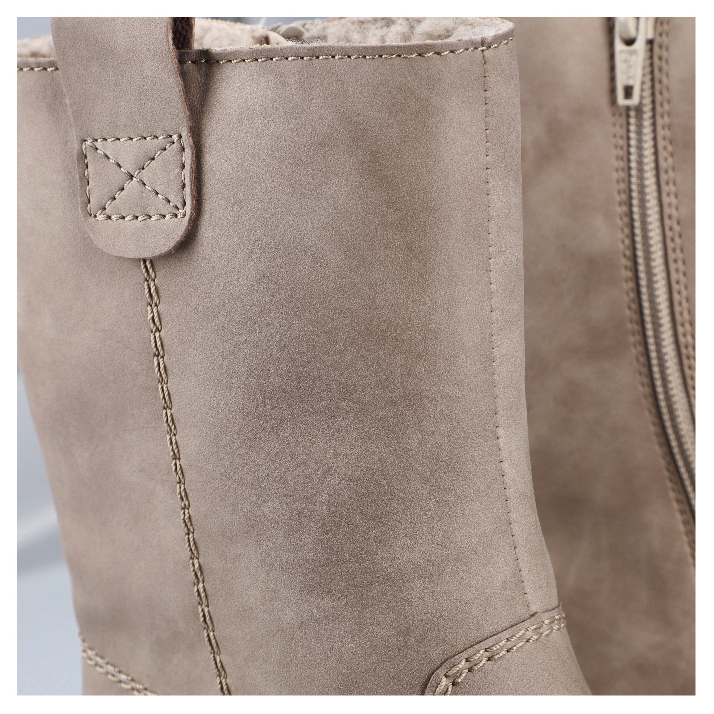 Rieker Winterstiefelette, Winterboots, Profilsohle, mit Innenreißverschluss