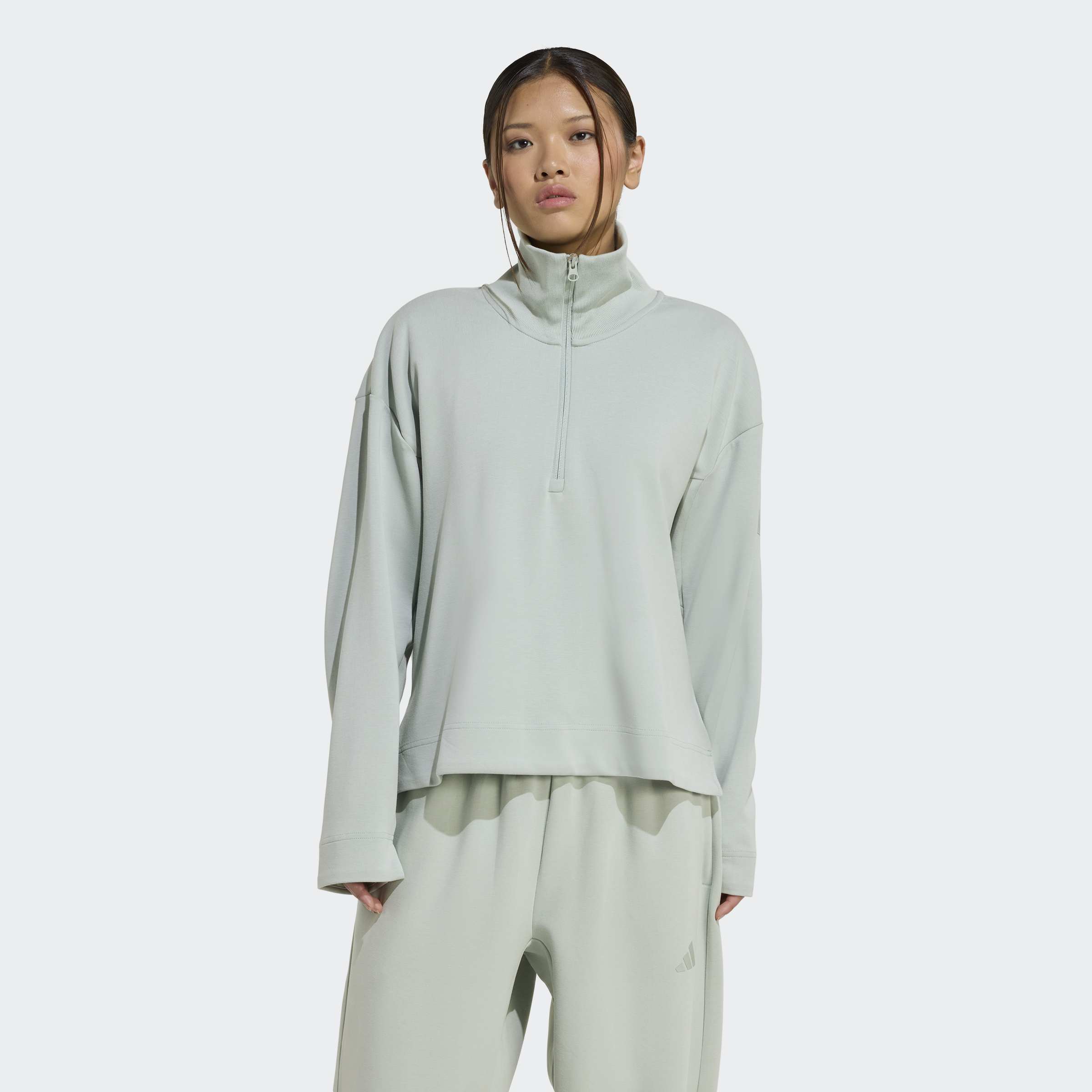 adidas Sportswear Sweatjacke "SOFT LUX, REISSVERSCHLUSS BIS ZUR BRUST"