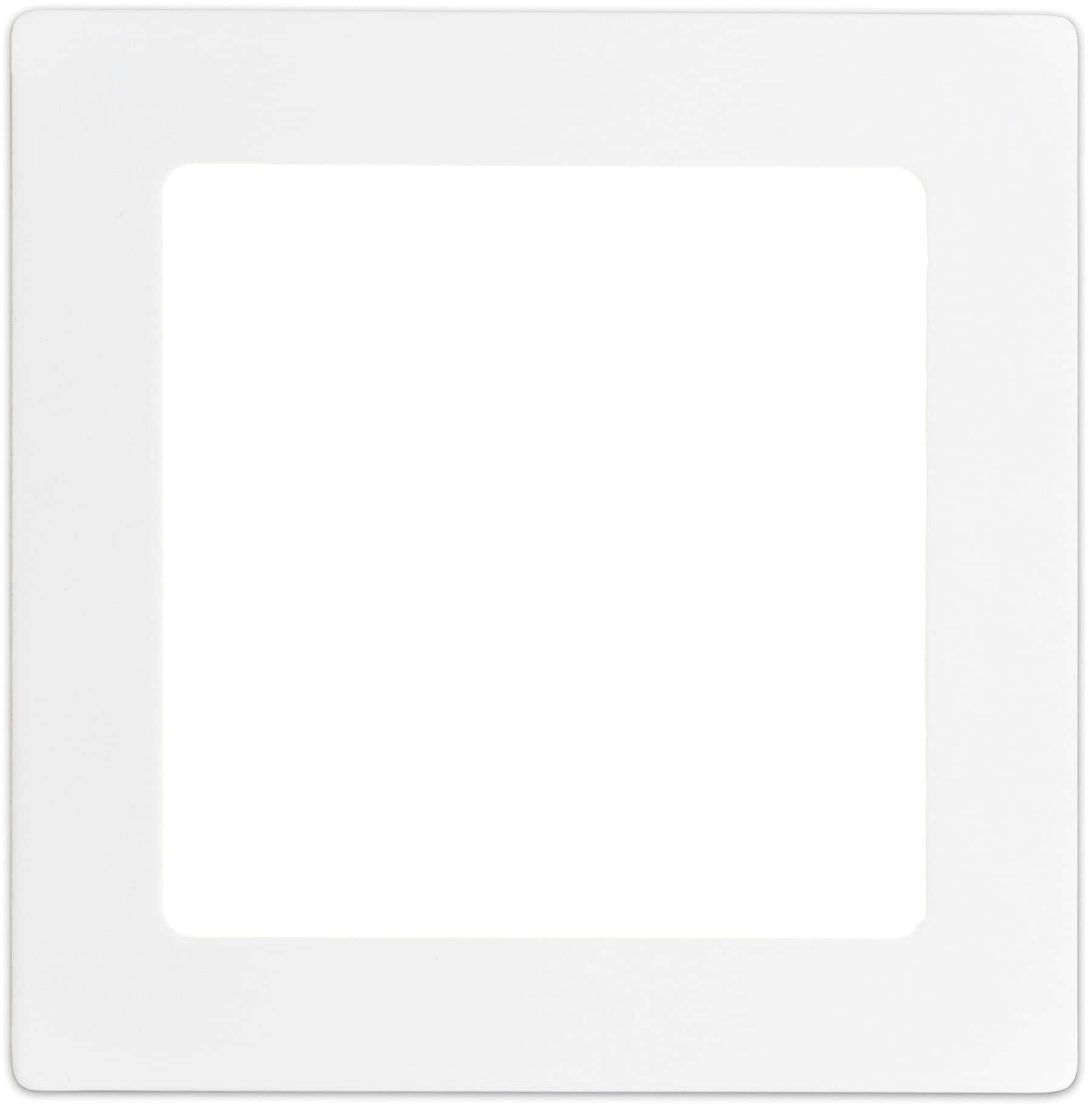 näve LED Panel »Dimplex«, 1 flammig, Leuchtmittel LED-Modul | LED fest integriert, Aufbaupanel eckig weiß, dimmbar, Phasenan- und abschnitt, 17,2x17,2cm