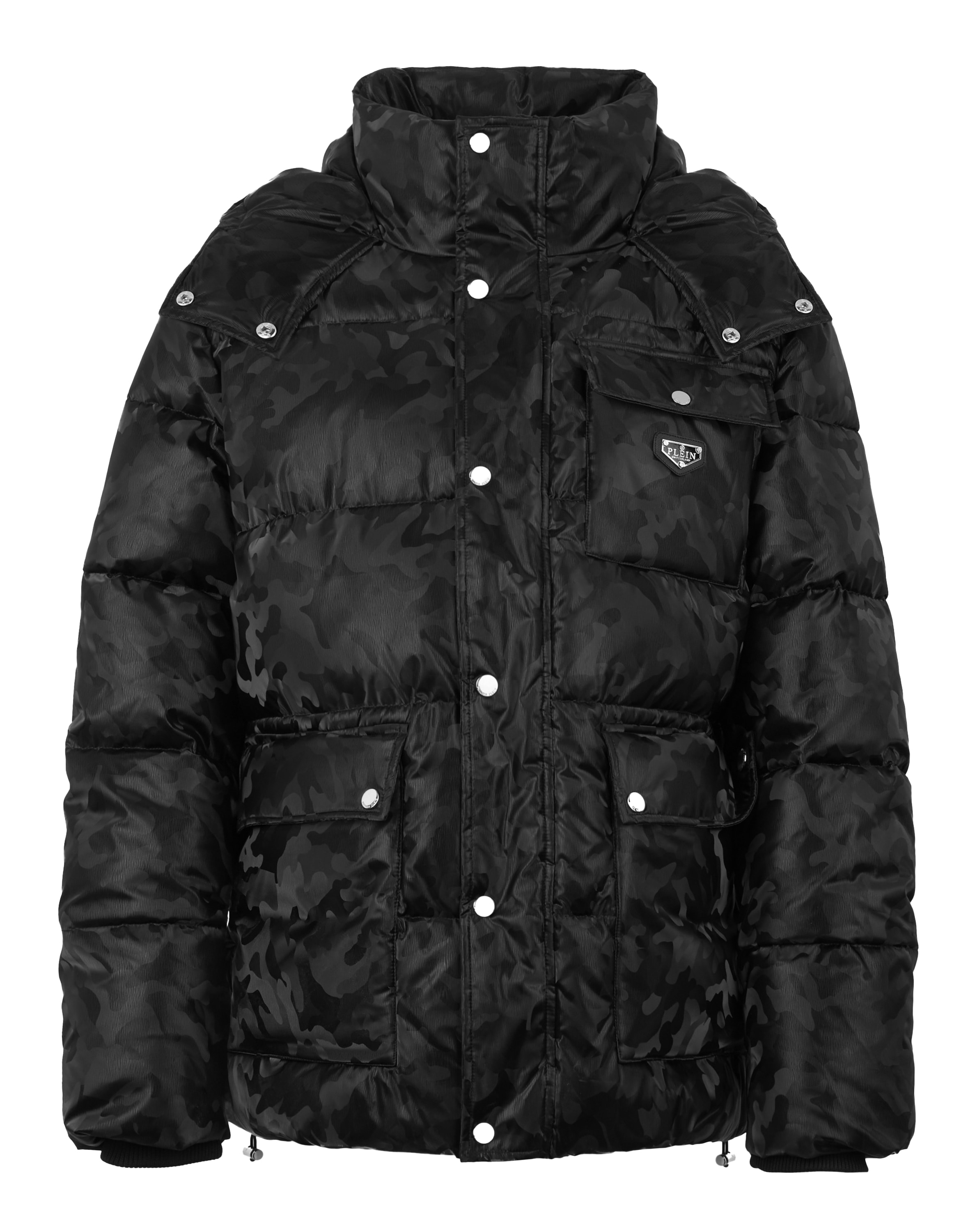 PHILIPP PLEIN Winterjacke "Shiny Nylon Puffer Jacket Camouflage" günstig online kaufen