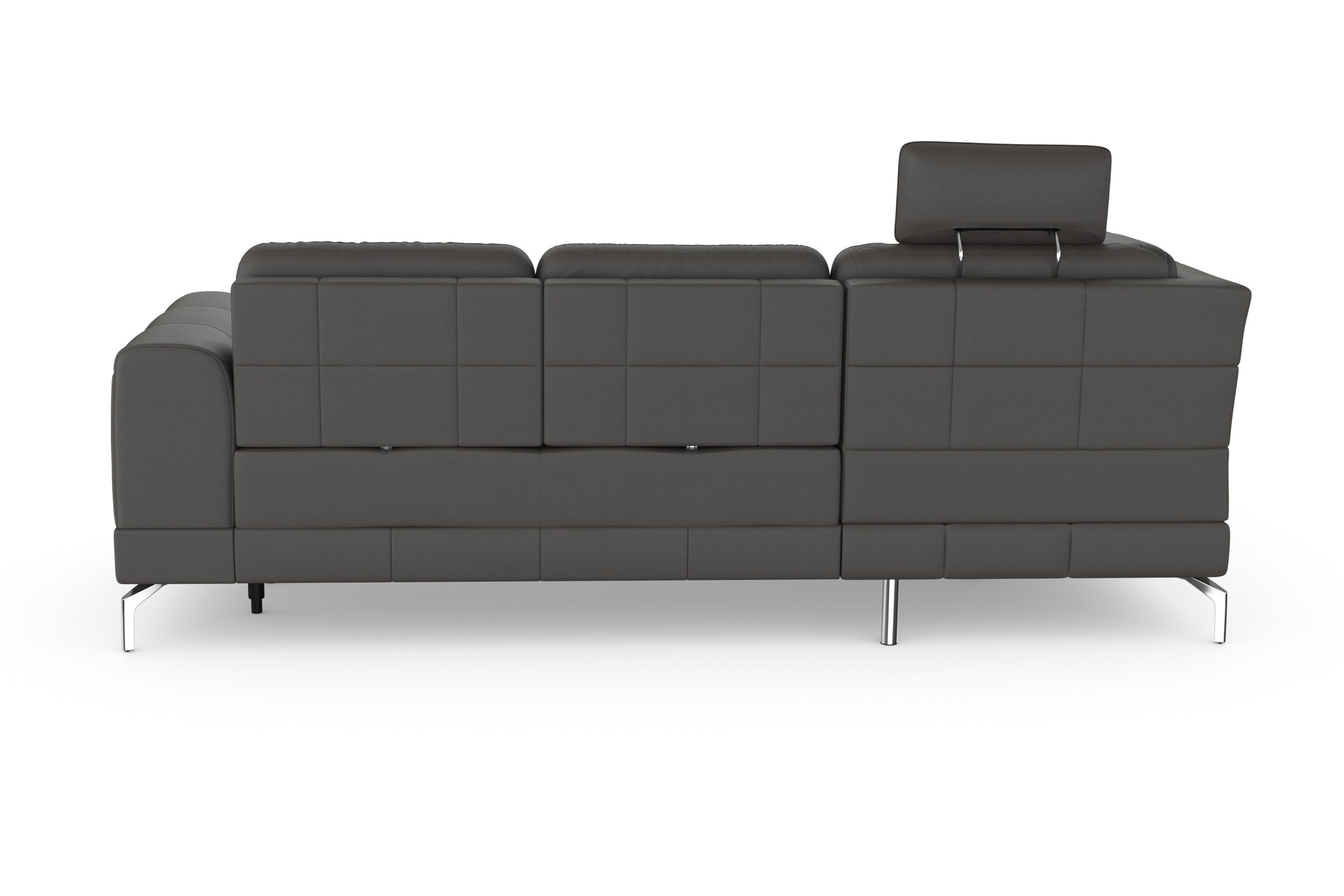 sit&more Ecksofa »Bendigo L-Form«, inklusive Sitztiefenverstellung, Bodenfreiheit 15 cm, in 2 Fußfarben