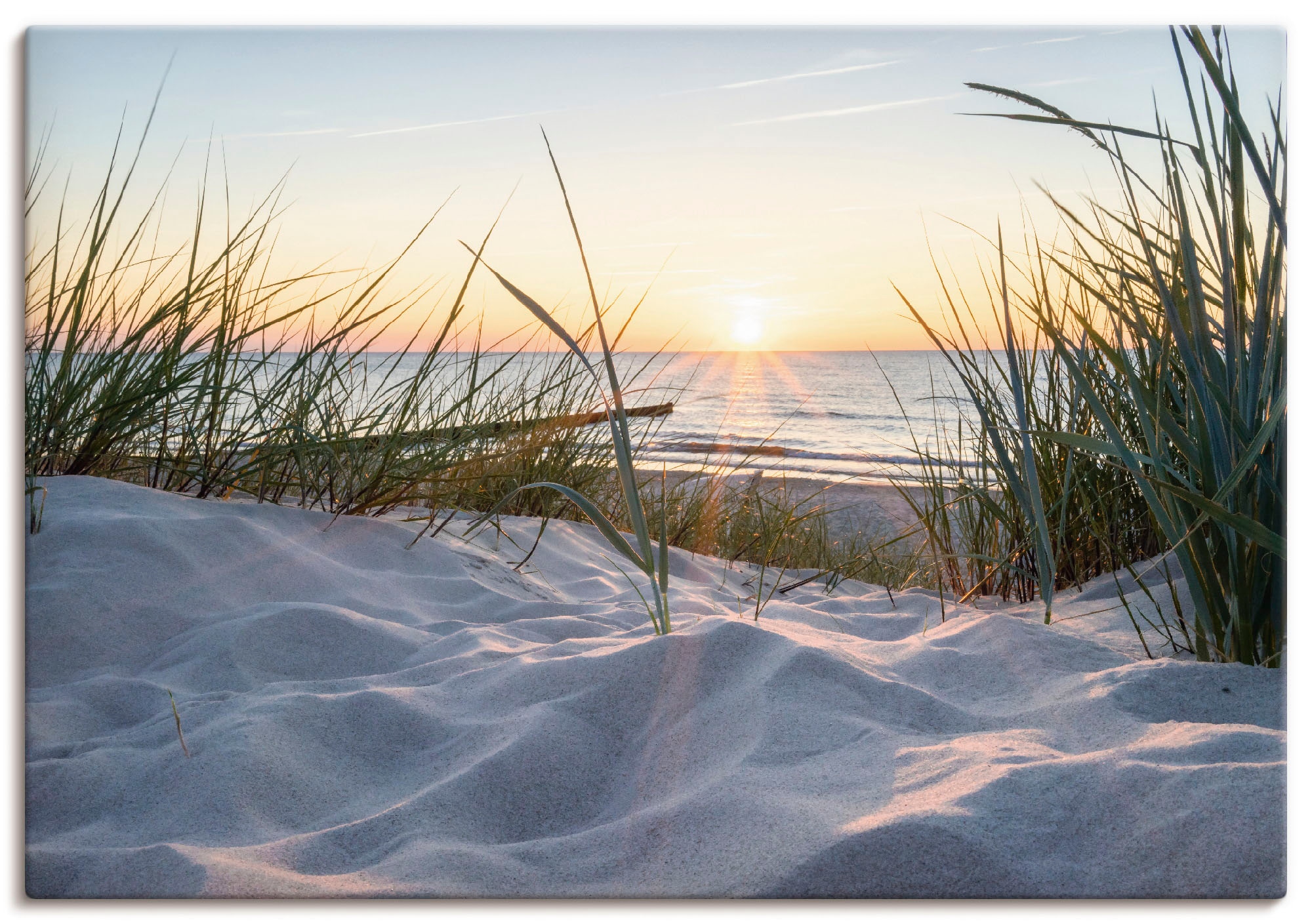 Artland Wandbild "Ostseestrand" Strand 1 Stk. tlg. als Alubild, Outdoorbild günstig online kaufen