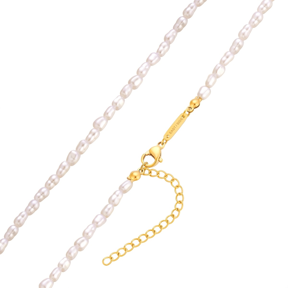 Eastside AV107 Pearl Necklace White 40cm 3