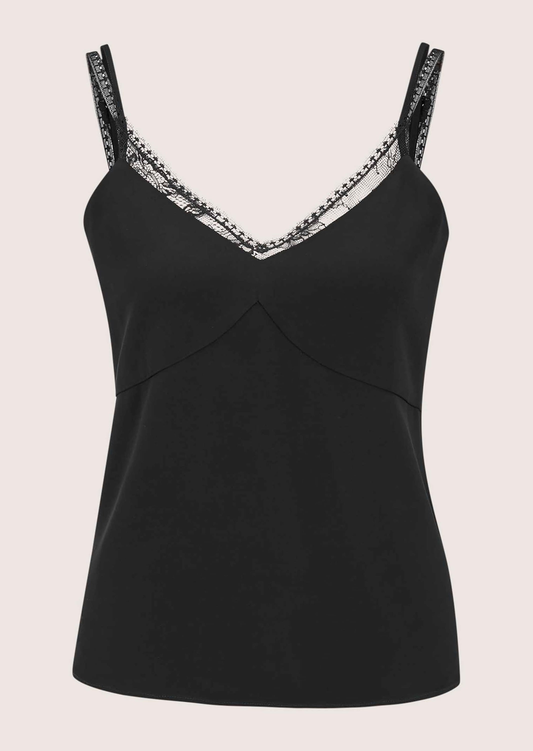 MADELEINE Trägertop "Spitzentop Kurzarmoberteil mit edler Spitze" günstig online kaufen