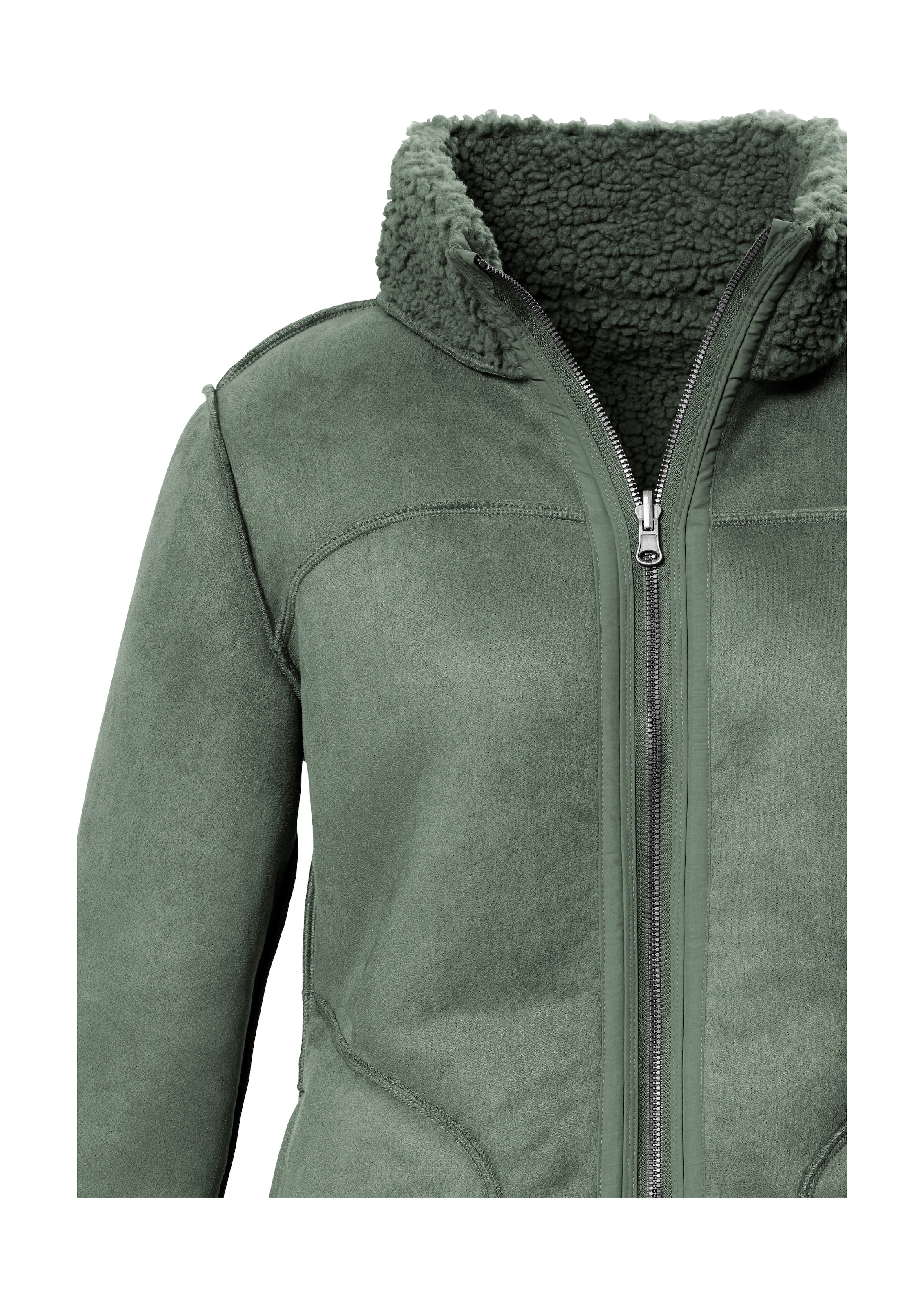 G.I.G.A. DX by killtec Wendejacke »GW 62 WMN JCKT«, Wendbare Damenjacke in Wildlederoptik, warm, mit 4 Taschen