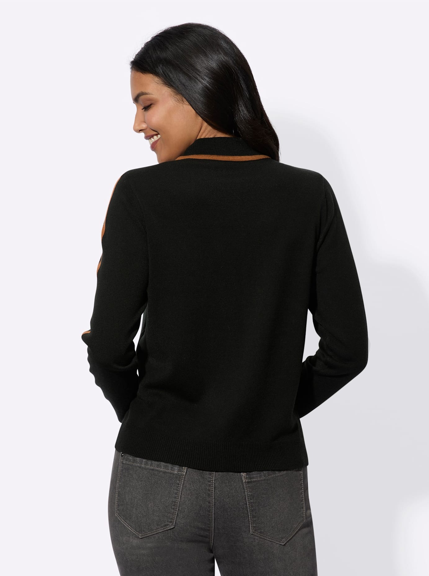 Classic Basics Stehkragenpullover "Langarm-Pullover" günstig online kaufen