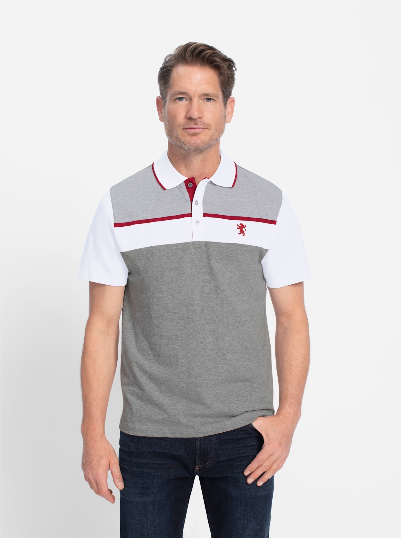 Marco Donati Kurzarmshirt »Kurzarm-Poloshirt«, (1 tlg.)