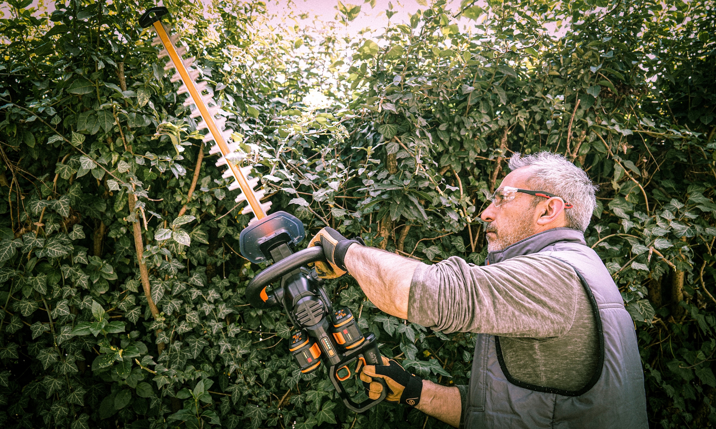 Worx Akku-Heckenschere »WG286E.9 Nitro Profi«, 58 cm Schnittlänge, 27 mm Zahnabstand, ohne Akku und Ladegerät