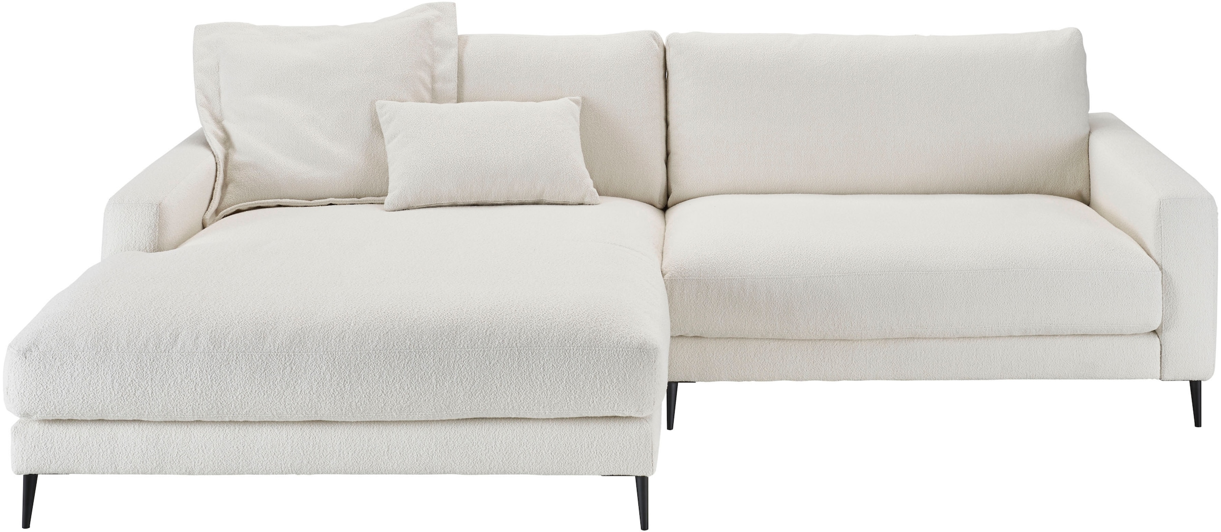 Home affaire Ecksofa "Downtown, B/T/H: 272/190/84 cm L-Form" weicher Sitzko günstig online kaufen