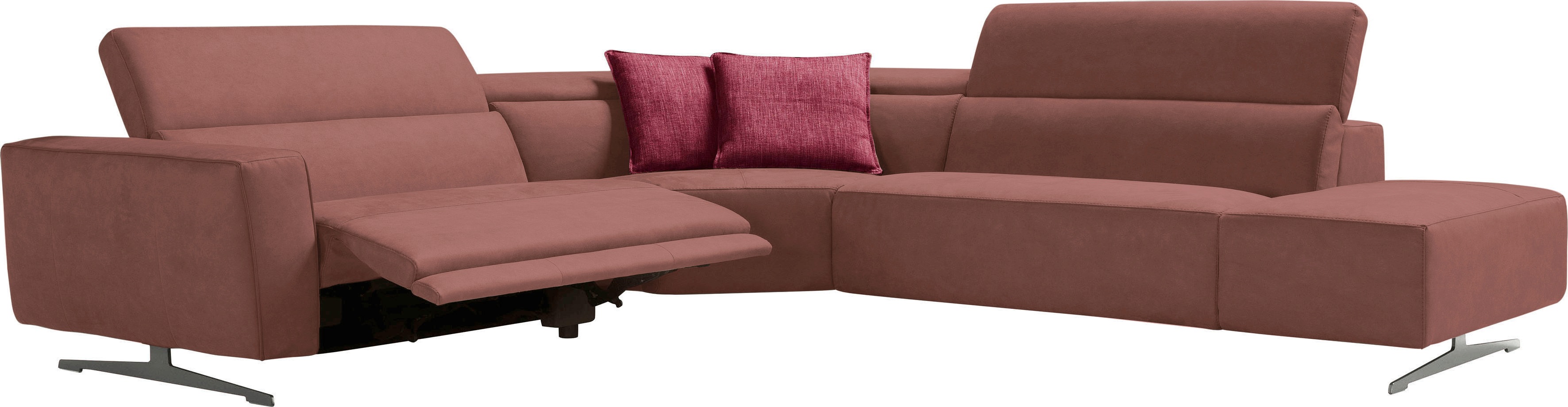 Thumbnail - Egoitaliano Ecksofa "Stefanie-e, Designsofa der Extraklasse, bequem mit hohem Sitzkomfort", mit Relaxfunktion und verste...