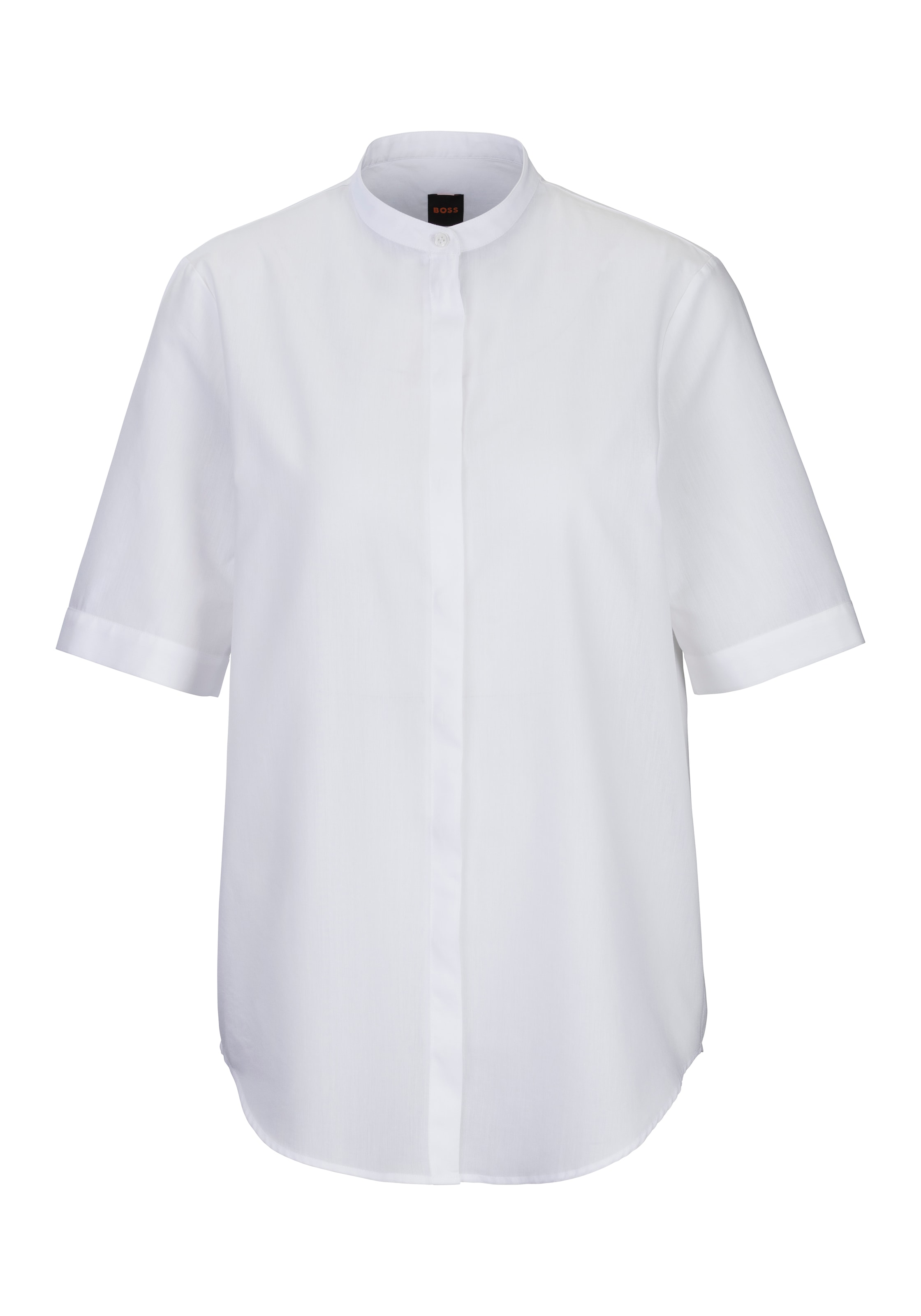 BOSS ORANGE Hemdbluse "C Befelina 1 Premium Damenmode", mit Stehkragen