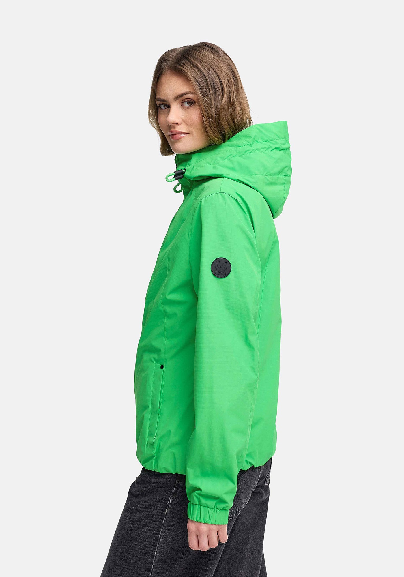 Marikoo Outdoorjacke »Yoshikoo« Sportliche Funktionsjacke mit Kapuze und hochschließendem Kragen