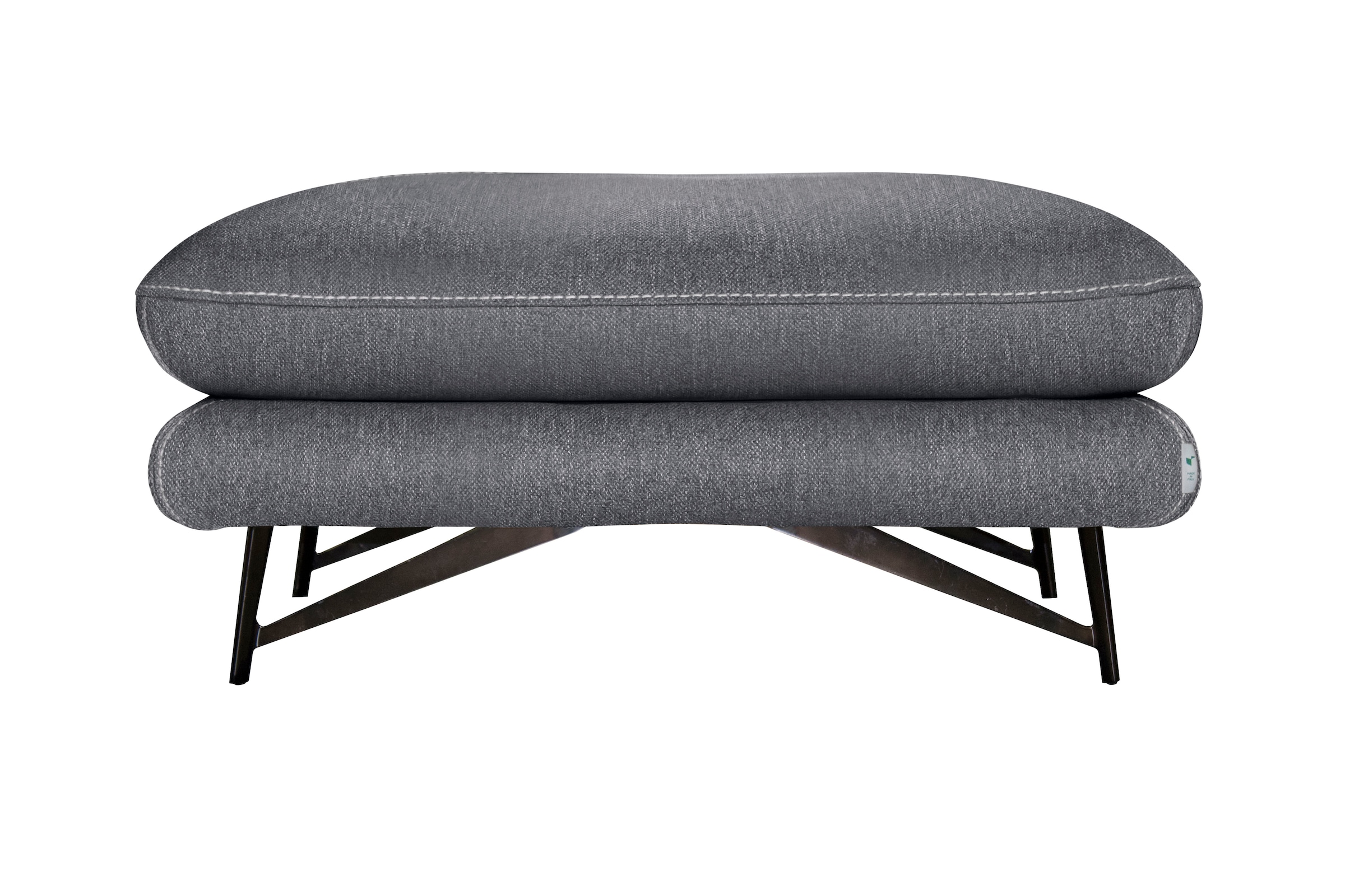 Hocker CALIA ITALIA, B:90cm H:90cm T:70cm, grau, Wohnzimmer, Hocker, "Cezanne"