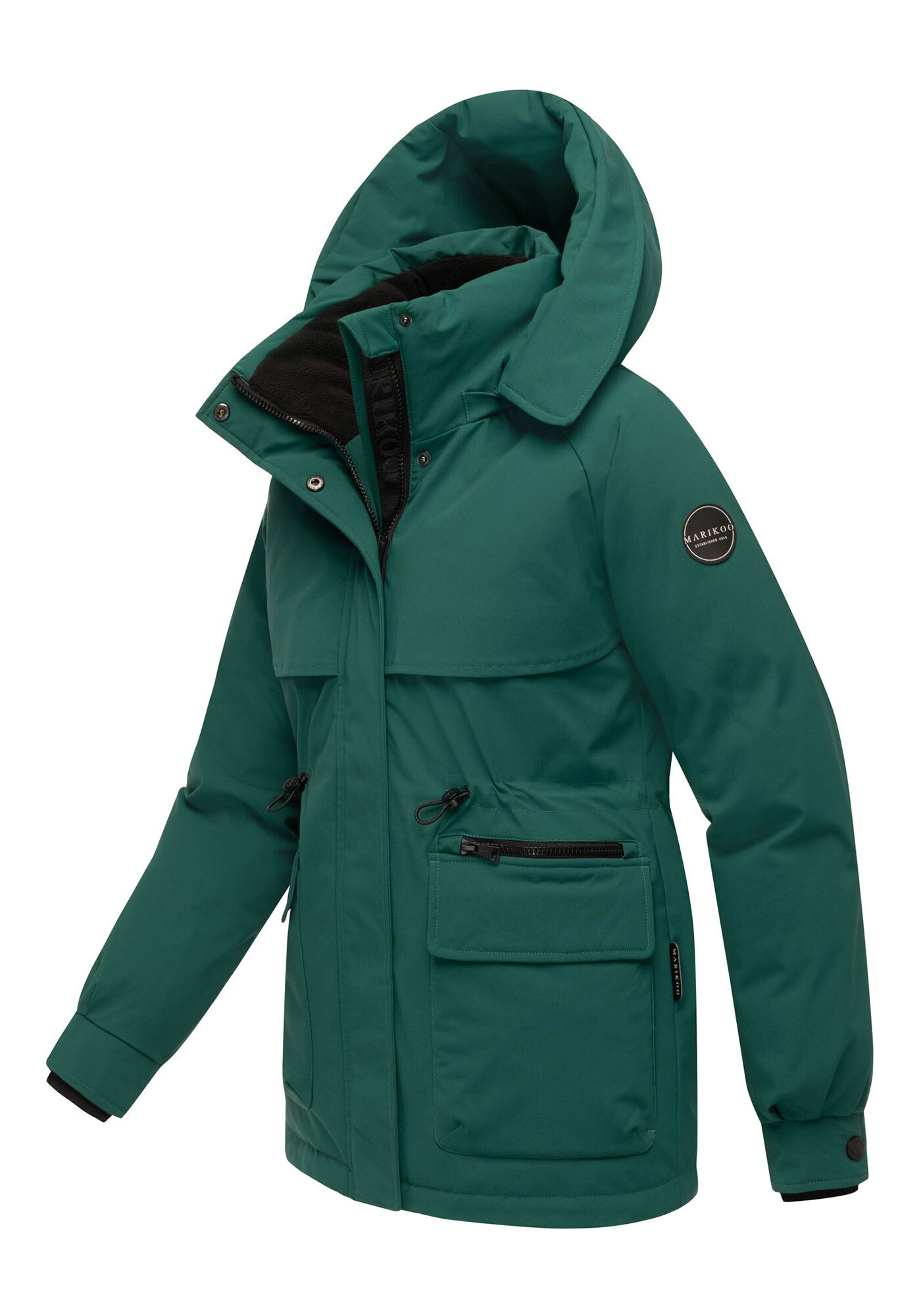 Marikoo Winterjacke »Shigaraa«, mit moderner Front- und Rückenpasse