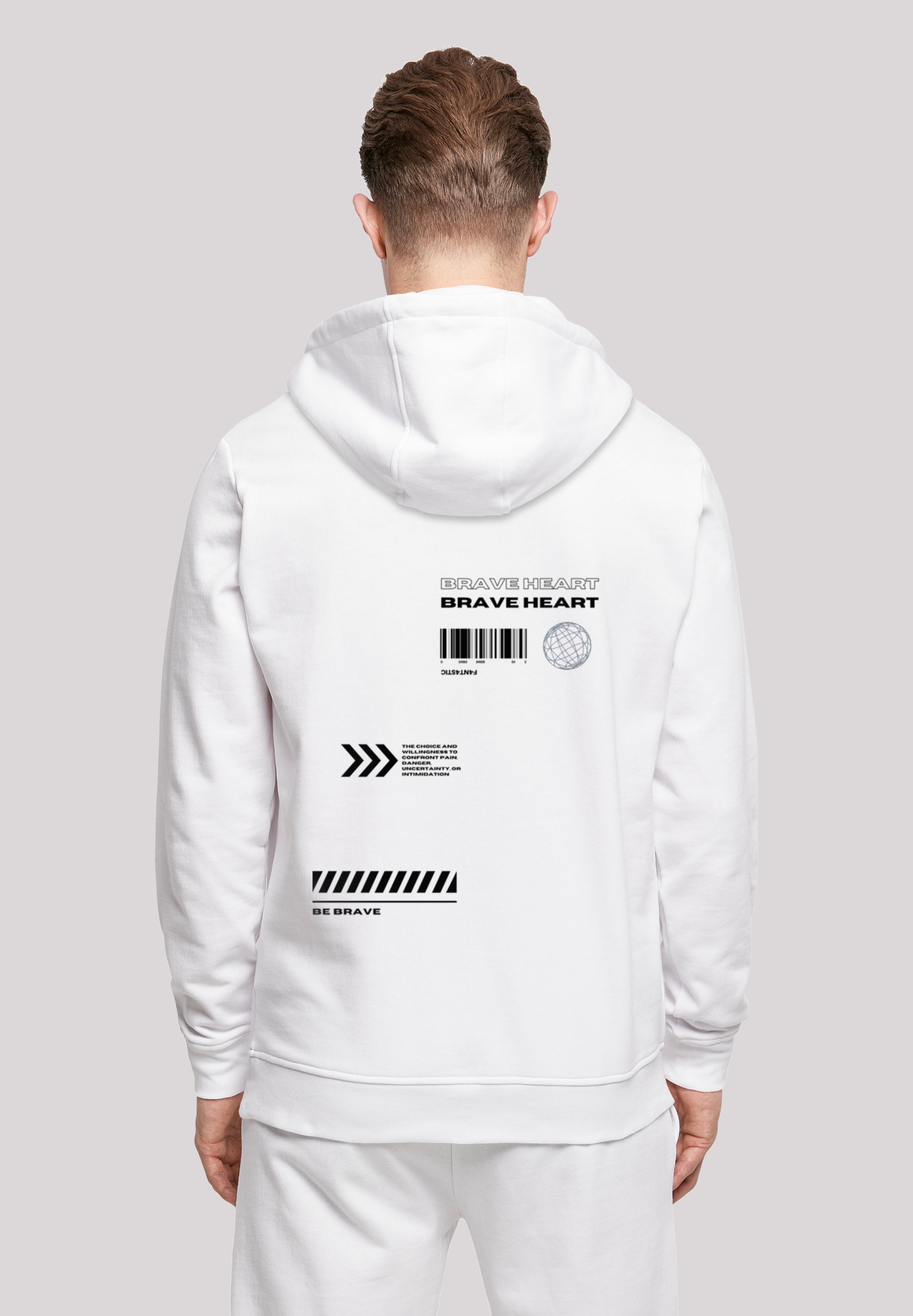 F4NT4STIC Kapuzenpullover "Brave Heart HOODIE", Print günstig online kaufen