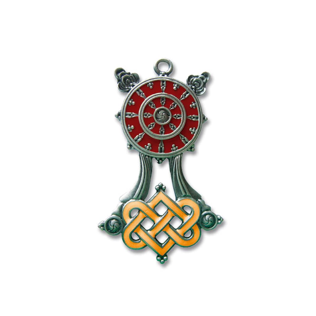 Adelia´s Amulett »Anhänger Briar Dharma Talisman« Buddhistisches Rad Persönliche Entwicklung