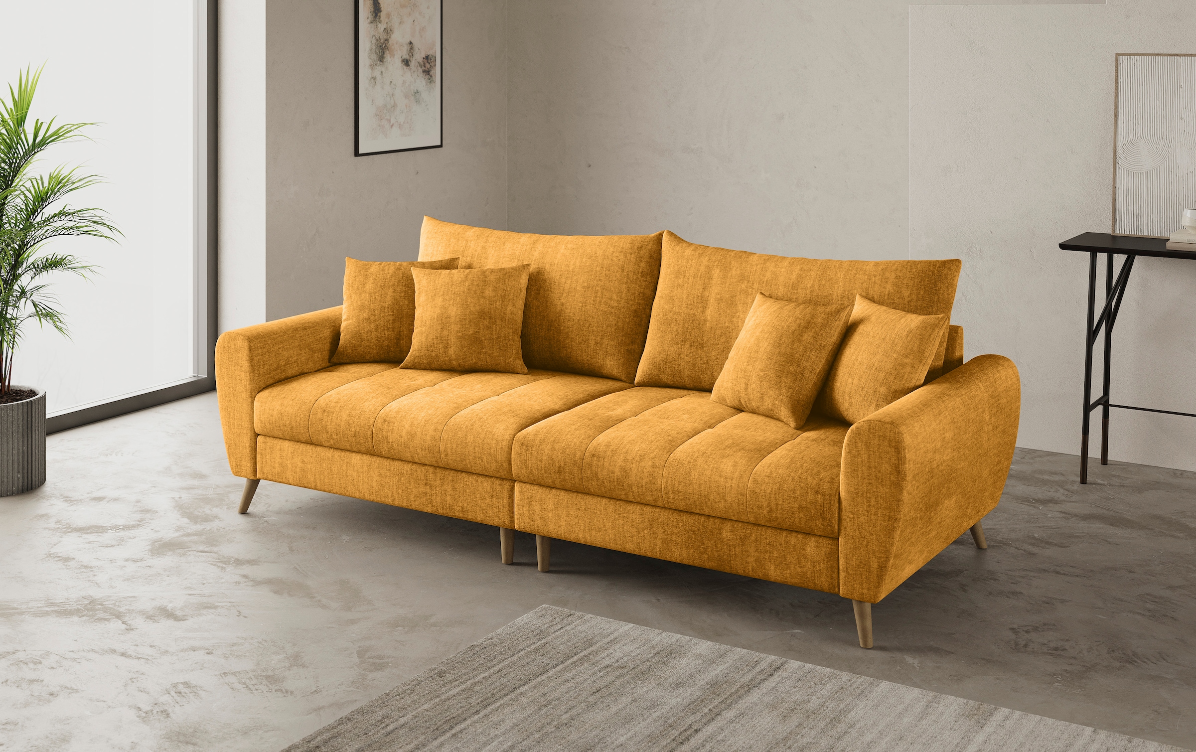 Mr. Couch Big-Sofa »Blackburn II«, Mit Kaltschaumpolsterung bis 140 kg belastbar